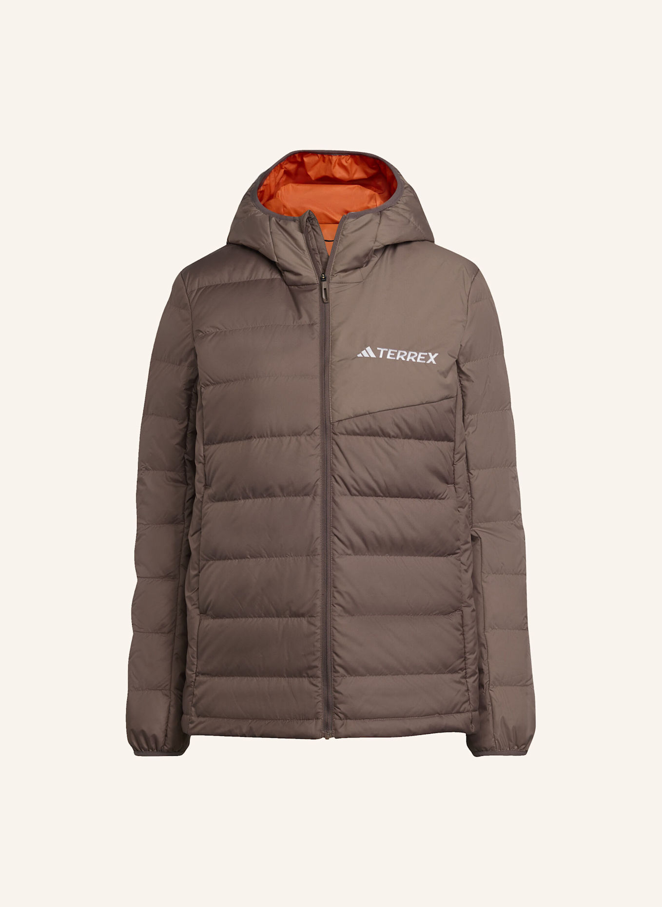 adidas TERREX TERREX MULTI LIGHT DOWN CLIMAWARM KAPUZENJACKE: BRAUN