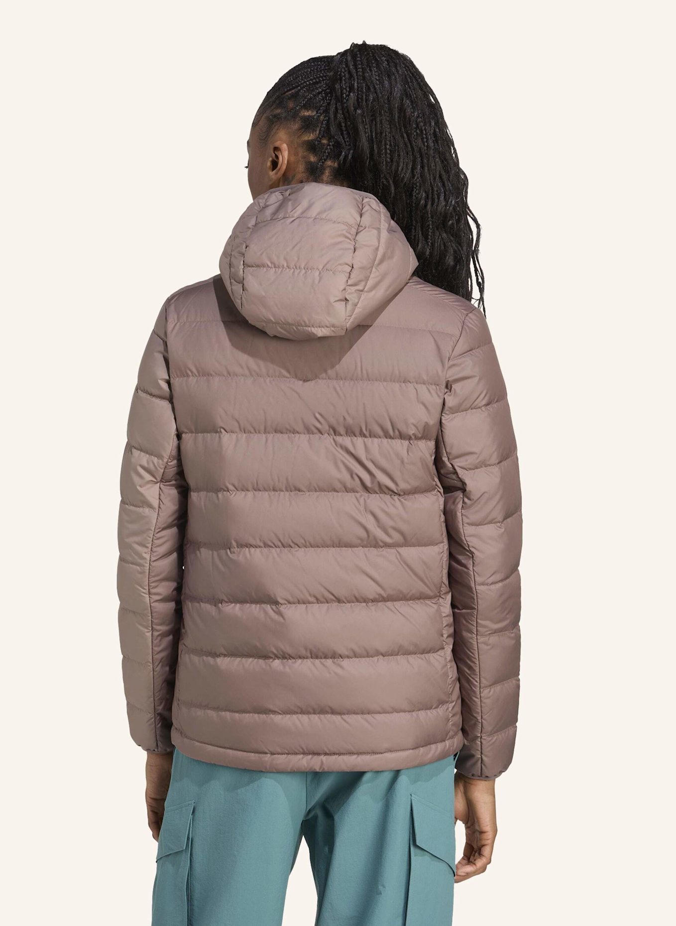 adidas TERREX TERREX MULTI LIGHT DOWN CLIMAWARM KAPUZENJACKE: BRAUN
