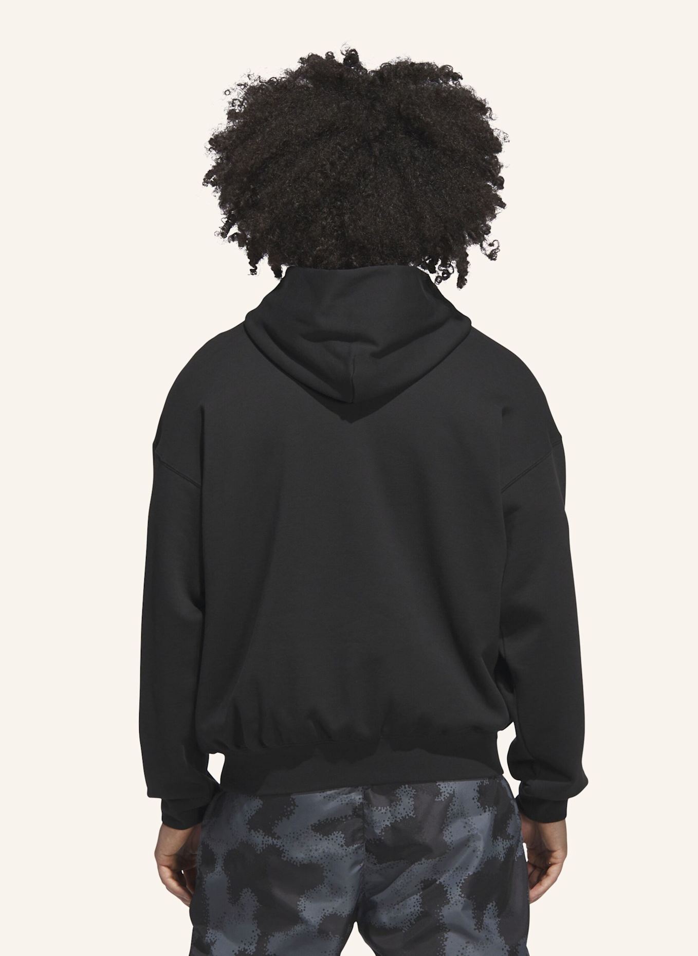 adidas ANTHONY EDWARDS BELIEVE THAT HOODIE: SCHWARZ/ NEONGRÜN