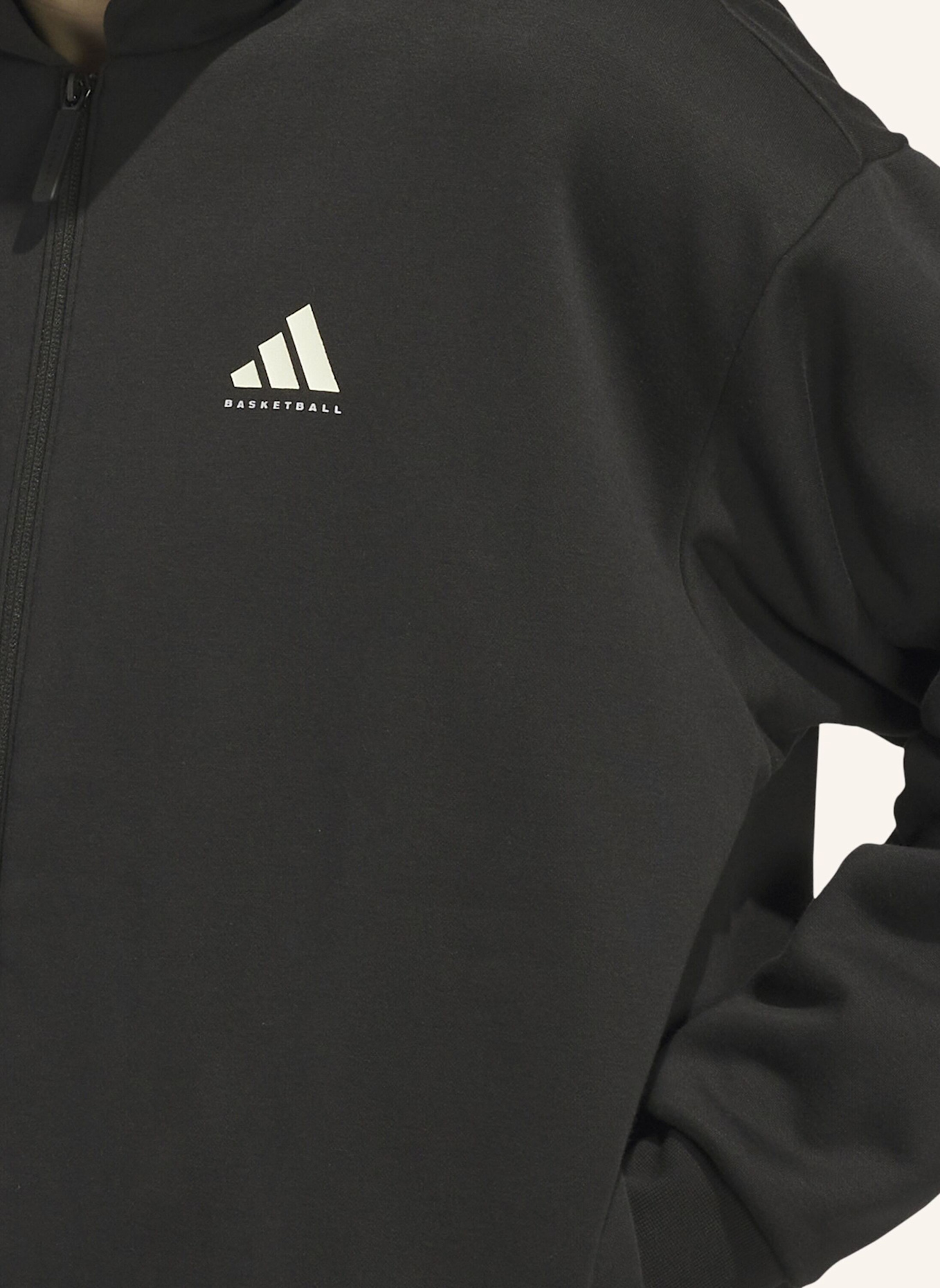 adidas Sweatjacke ADIDAS BASKETBALL FULL ZIP: SCHWARZ