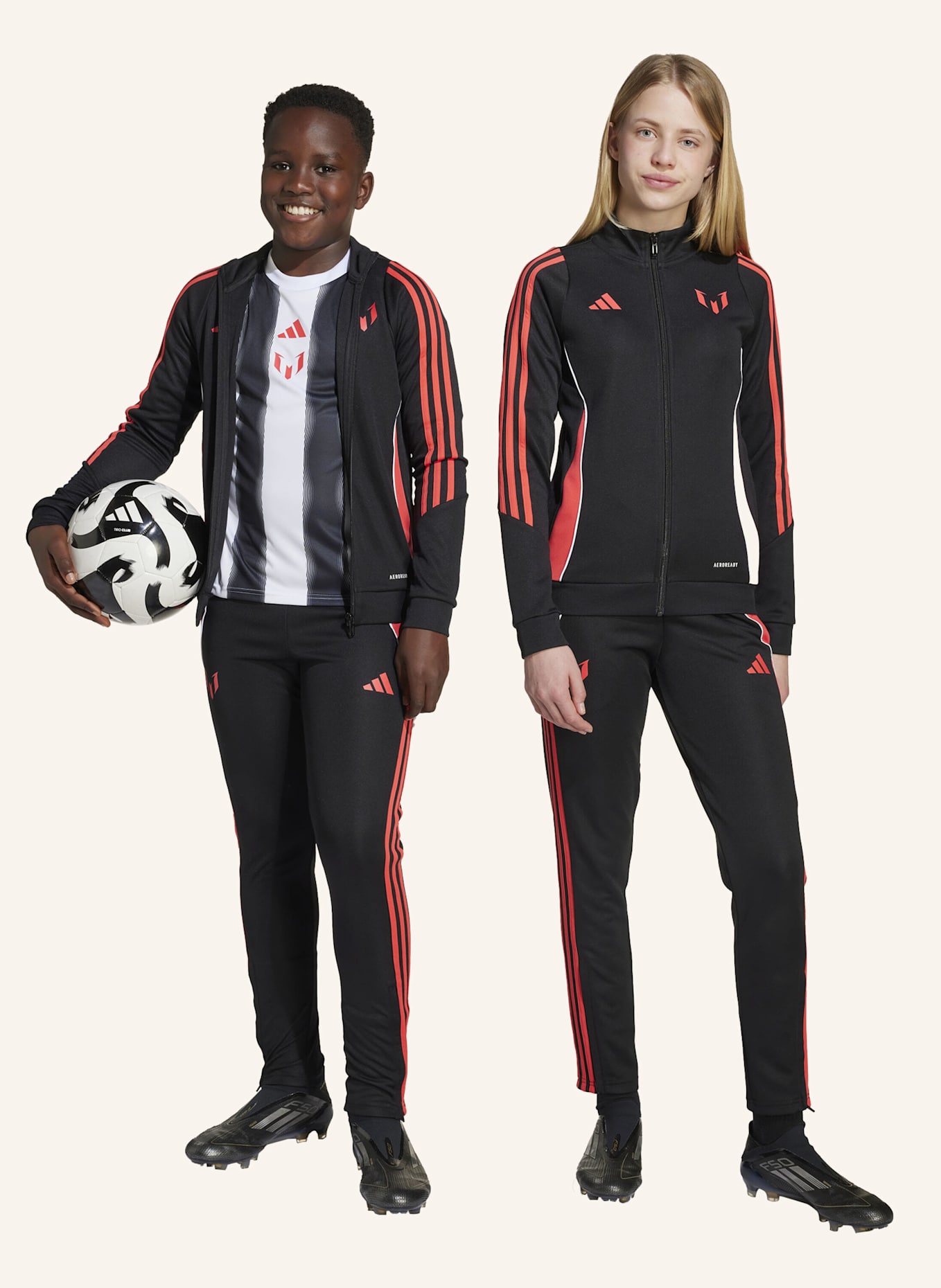 adidas MESSI KIDS TRAININGSHOSE: SCHWARZ