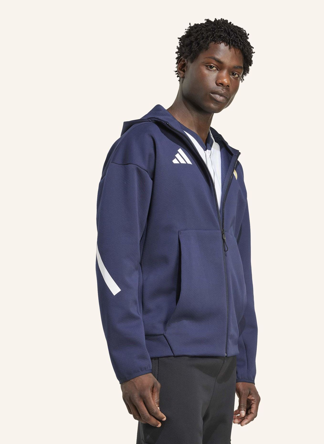 adidas Originals REAL MADRID ADIDAS Z.N.E. ANTHEM JACKE: BLAU