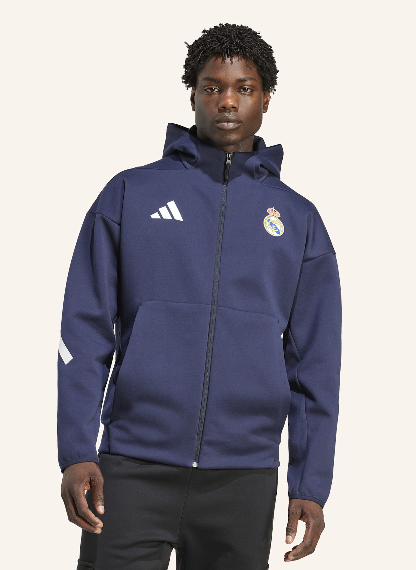 adidas Originals REAL MADRID ADIDAS Z.N.E. ANTHEM JACKE: BLAU