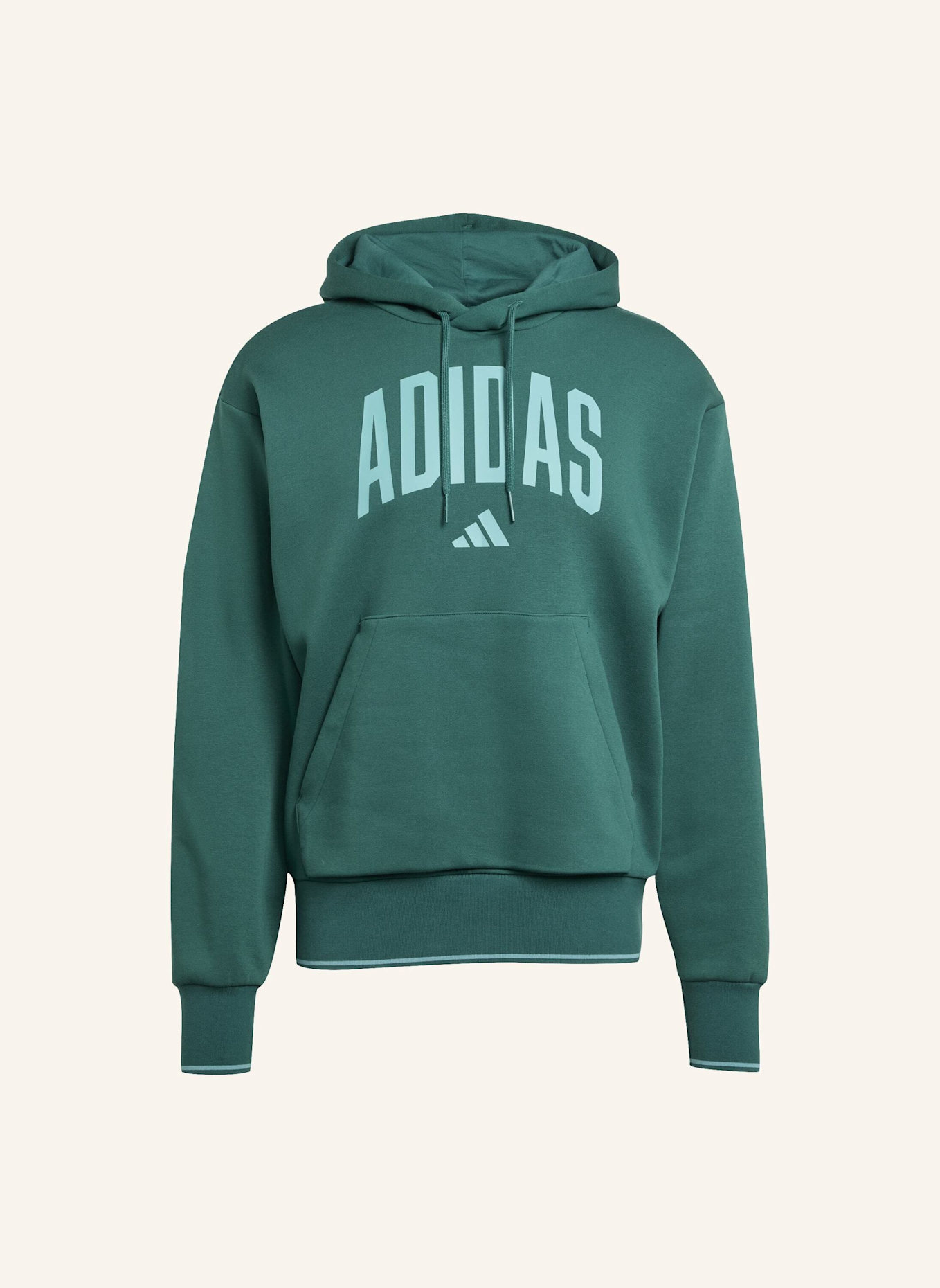 adidas COLLEGIATE HOODIE: GRÜN/ TÜRKIS