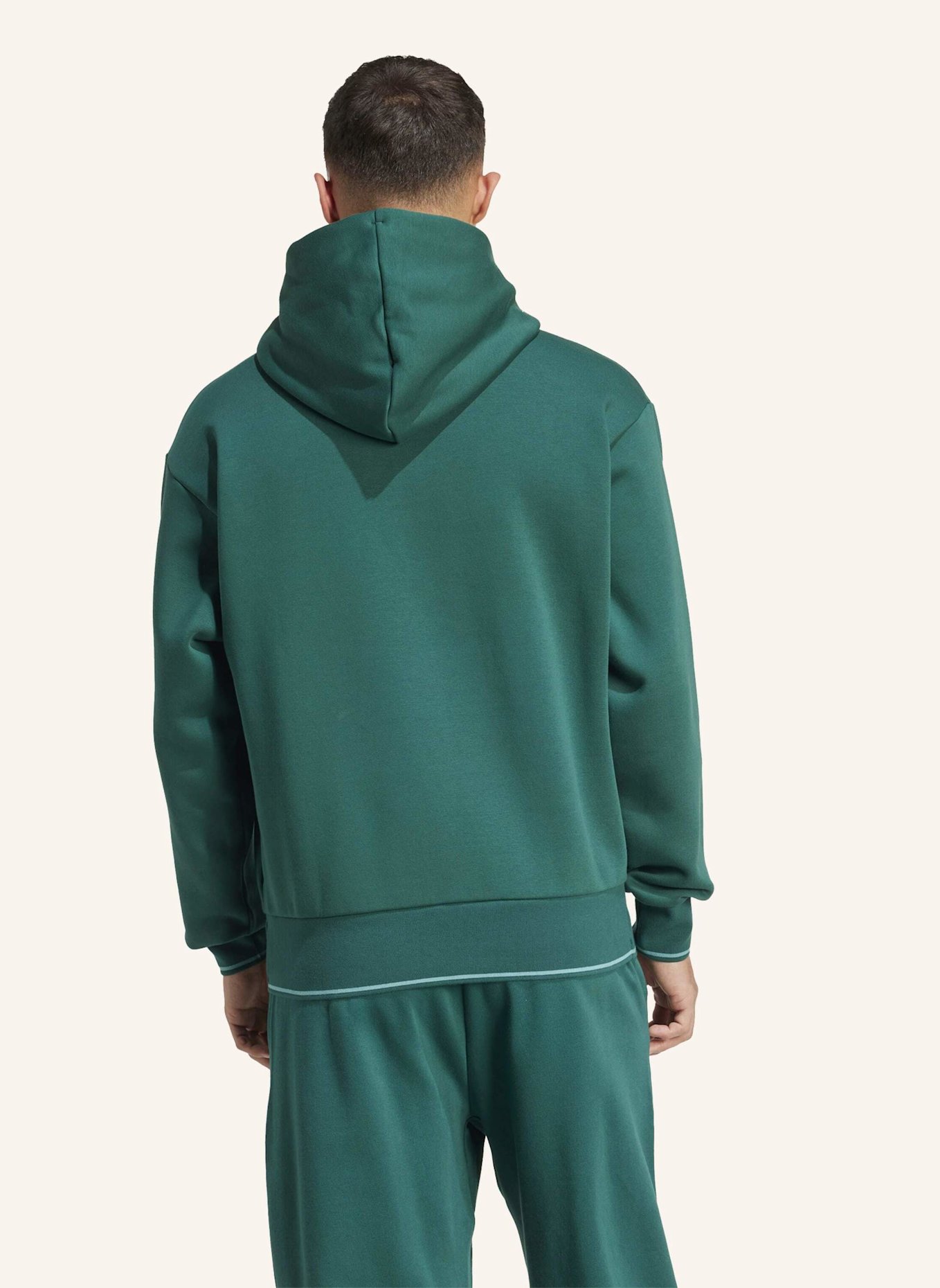adidas COLLEGIATE HOODIE: GRÜN/ TÜRKIS