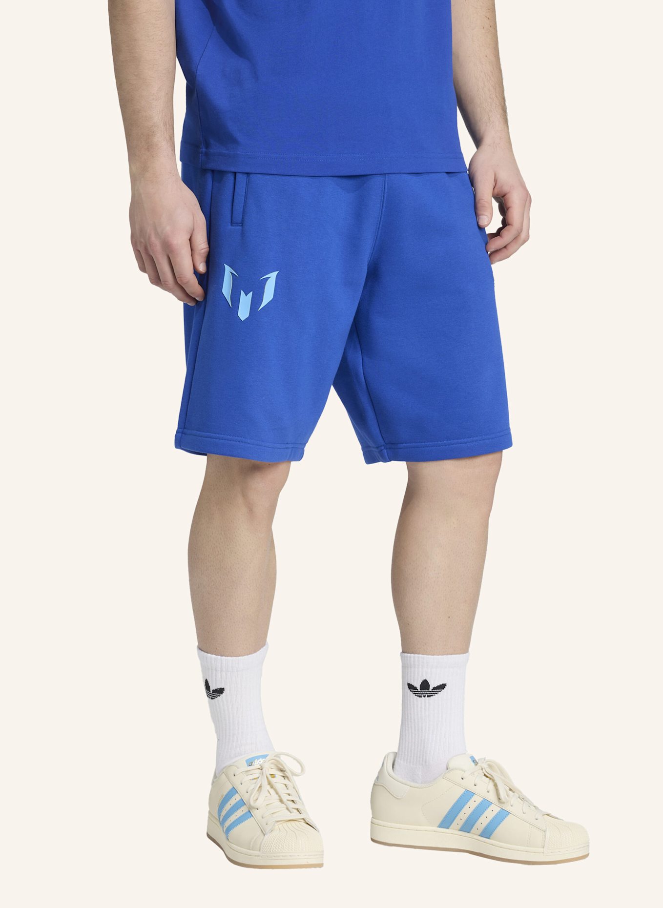 adidas MESSI SHORTS: BLAU