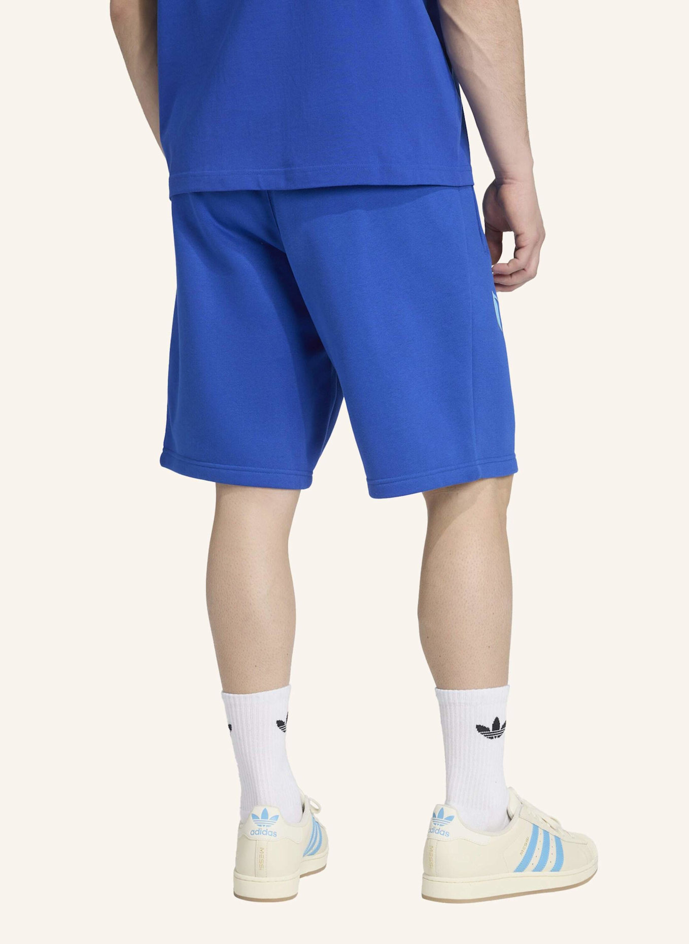 adidas MESSI SHORTS: BLAU