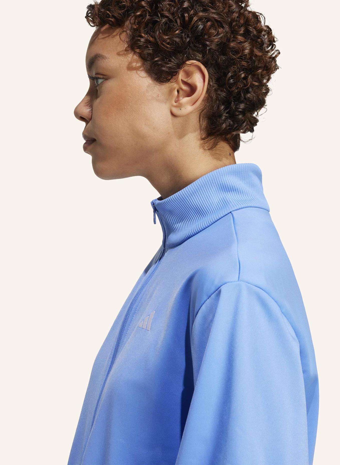 adidas ESSENTIALS FEEL COZY TRAININGSANZUG: BLAU