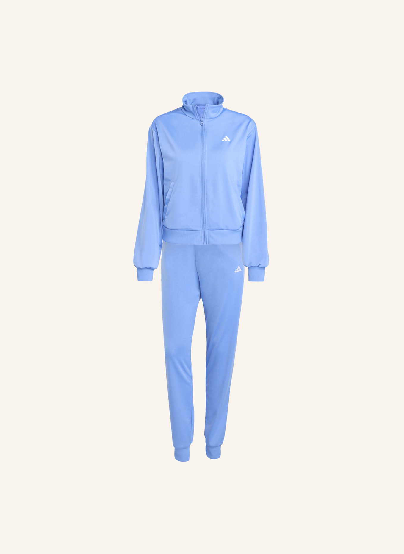 adidas ESSENTIALS FEEL COZY TRAININGSANZUG: BLAU
