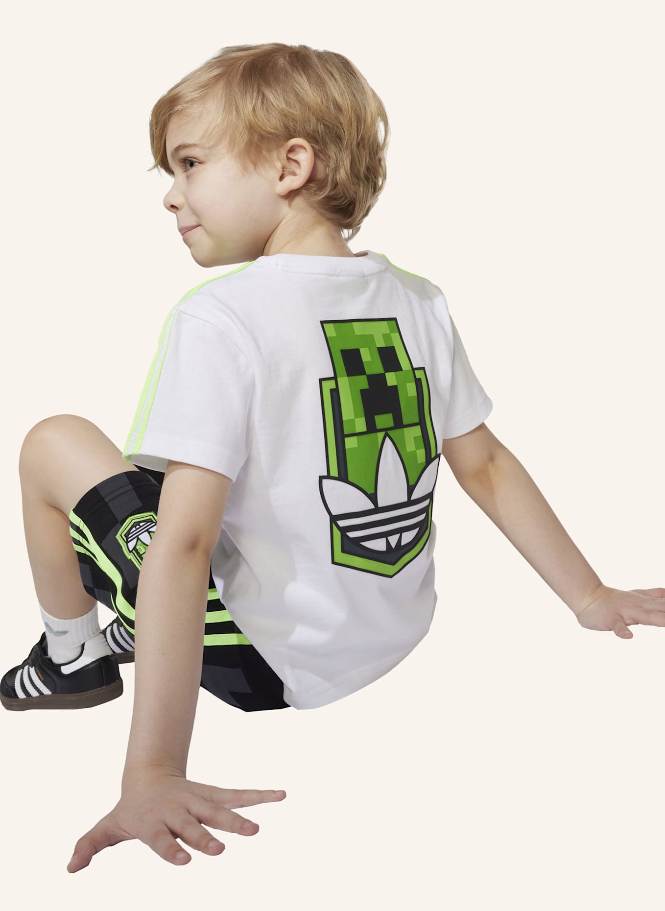 adidas Originals ADIDAS ORIGINALS X MINECRAFT KIDS SHORT TEE SET KINDER: WEISS