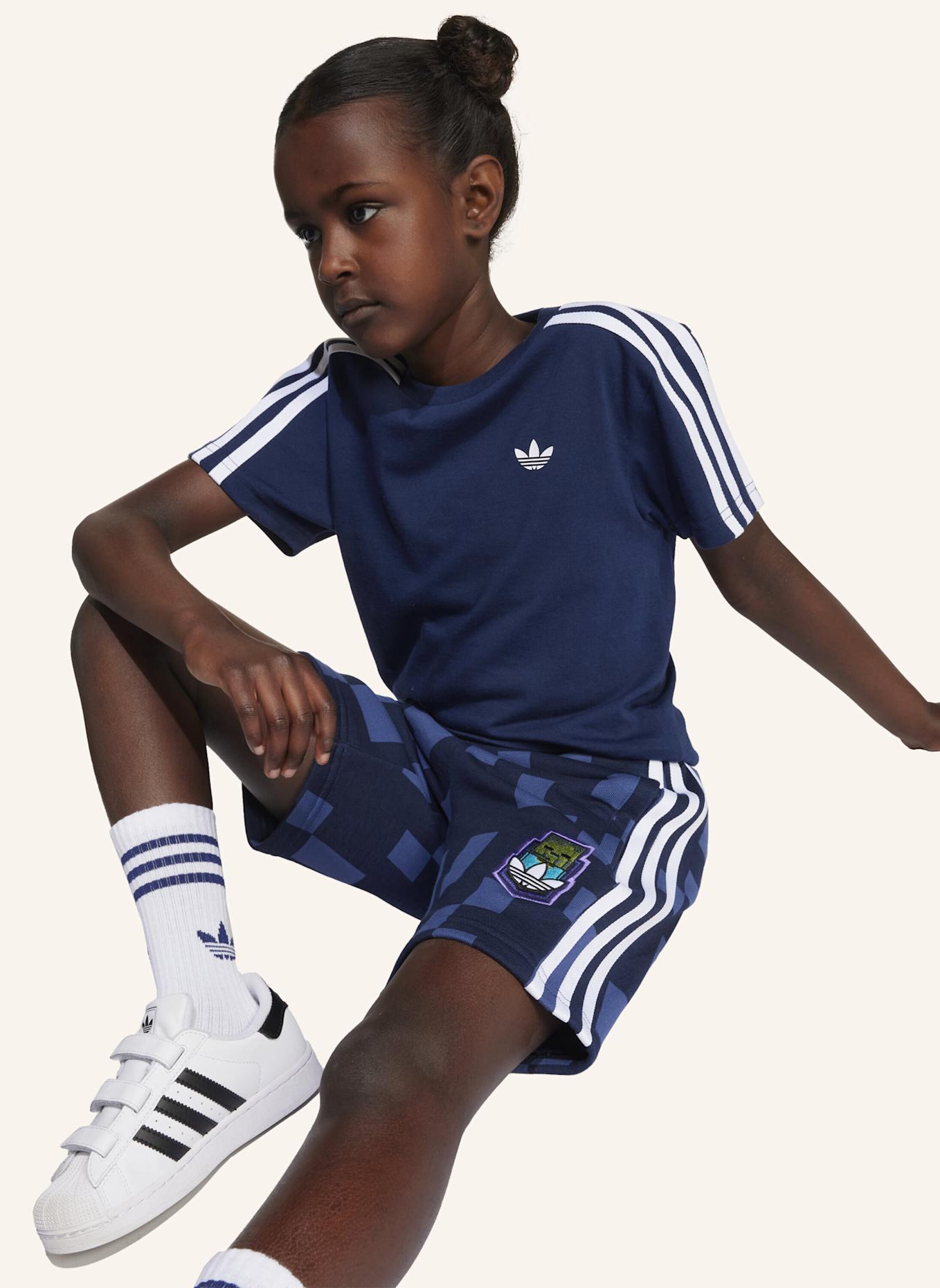 adidas Originals ADIDAS ORIGINALS X MINECRAFT SHORT T-SHIRT SET FÜR KINDER: BLAU