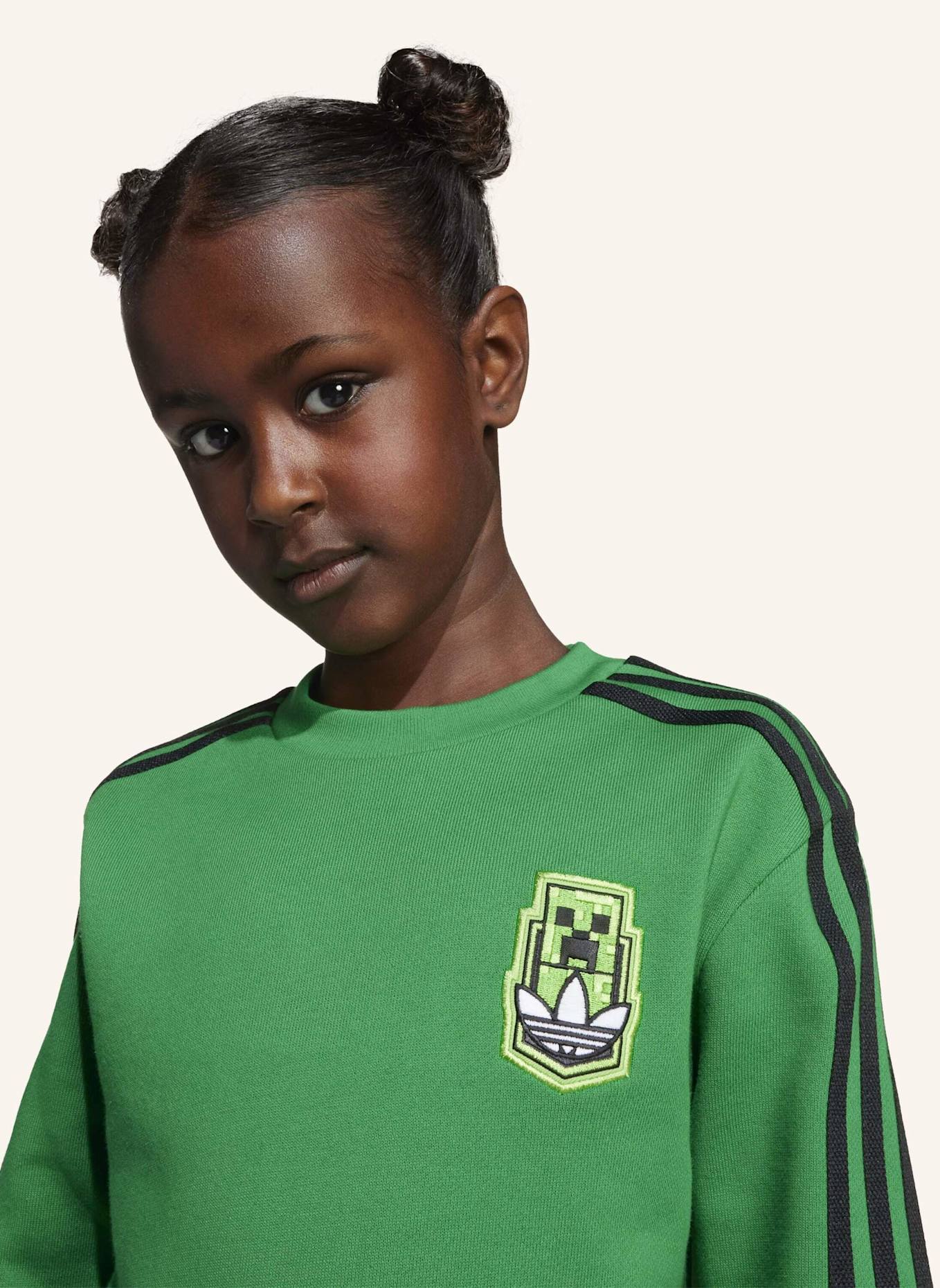 adidas Originals ADIDAS ORIGINALS X MINECRAFT CREW SET FÜR KINDER: GRÜN