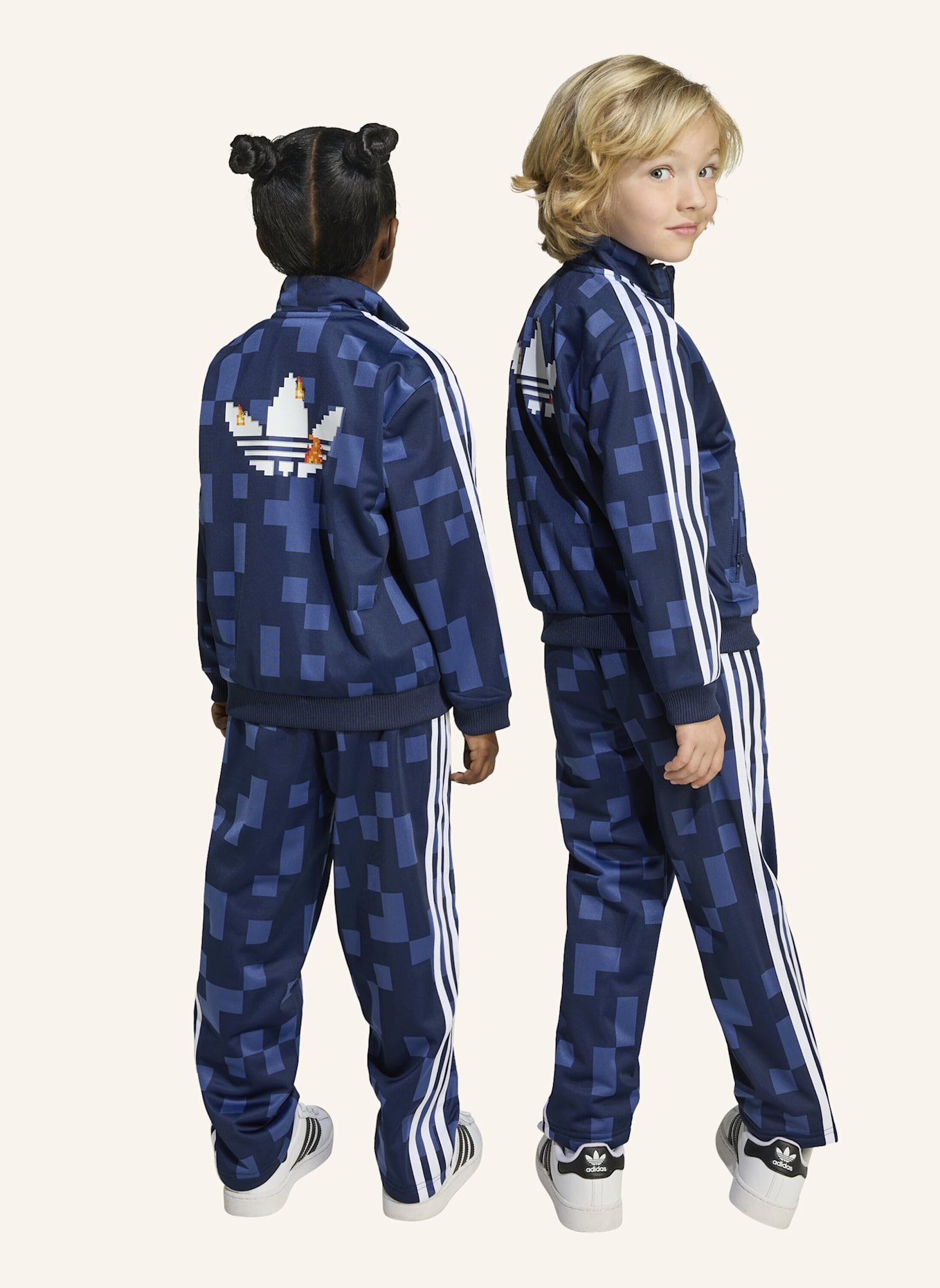 adidas Originals ADIDAS ORIGINALS X MINECRAFT FIREBIRD KIDS TRAININGSANZUG: BLAU
