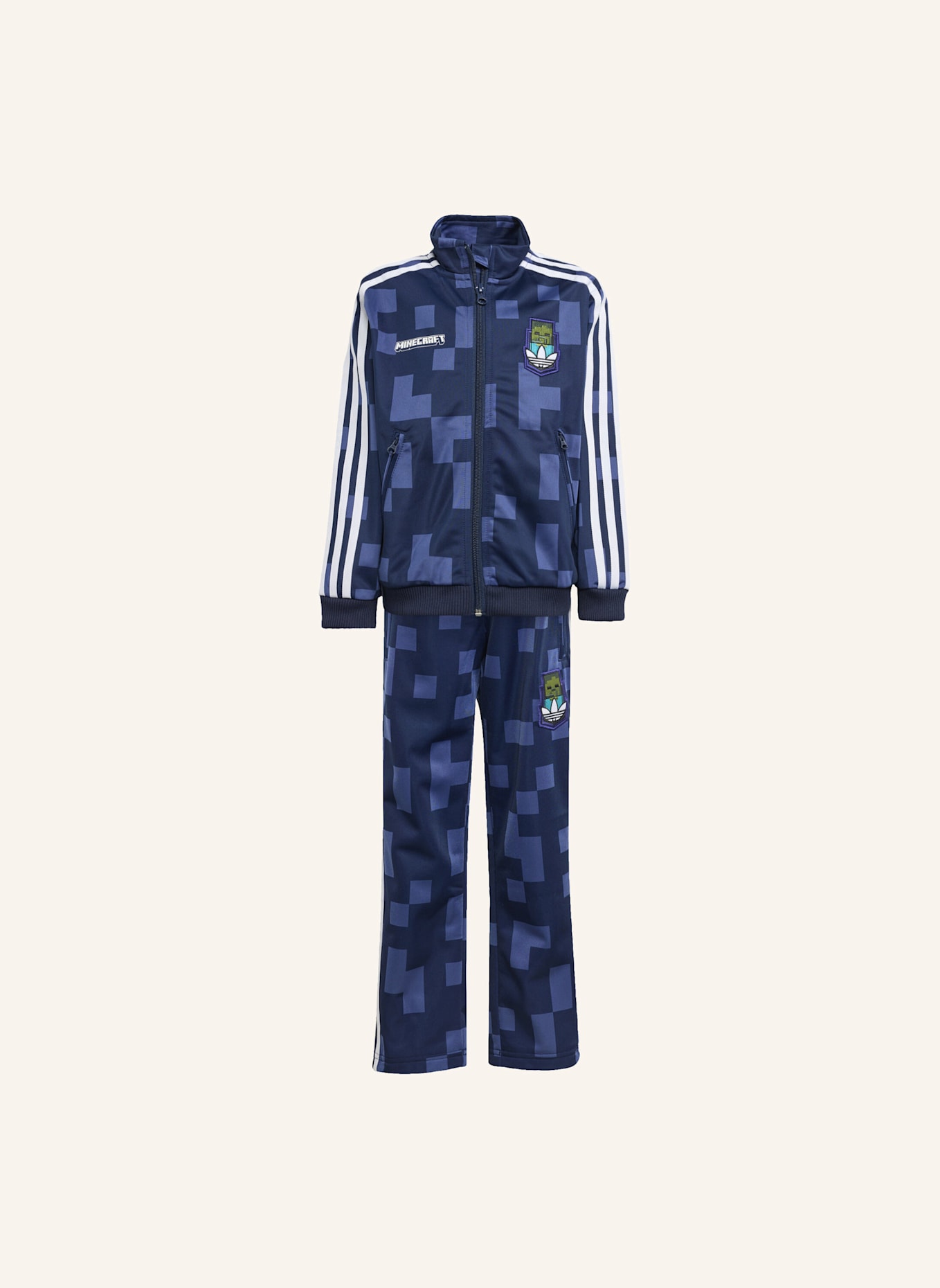 adidas Originals ADIDAS ORIGINALS X MINECRAFT FIREBIRD KIDS TRAININGSANZUG: BLAU