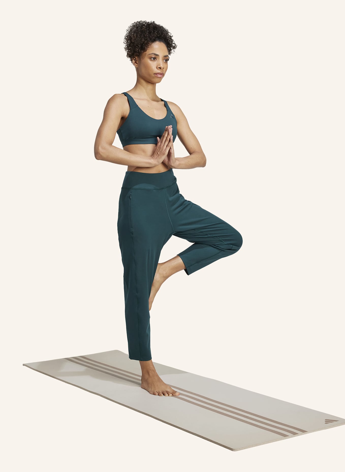 adidas ALL ME YOGA HOSE: GRÜN