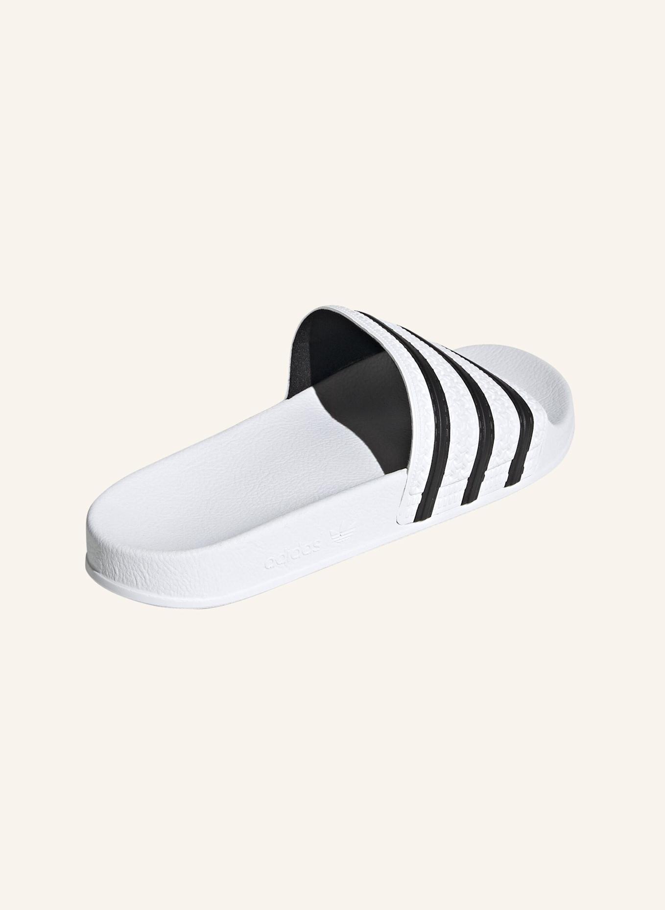 adidas Originals Pantoletten ADILETTE: WEISS/ SCHWARZ