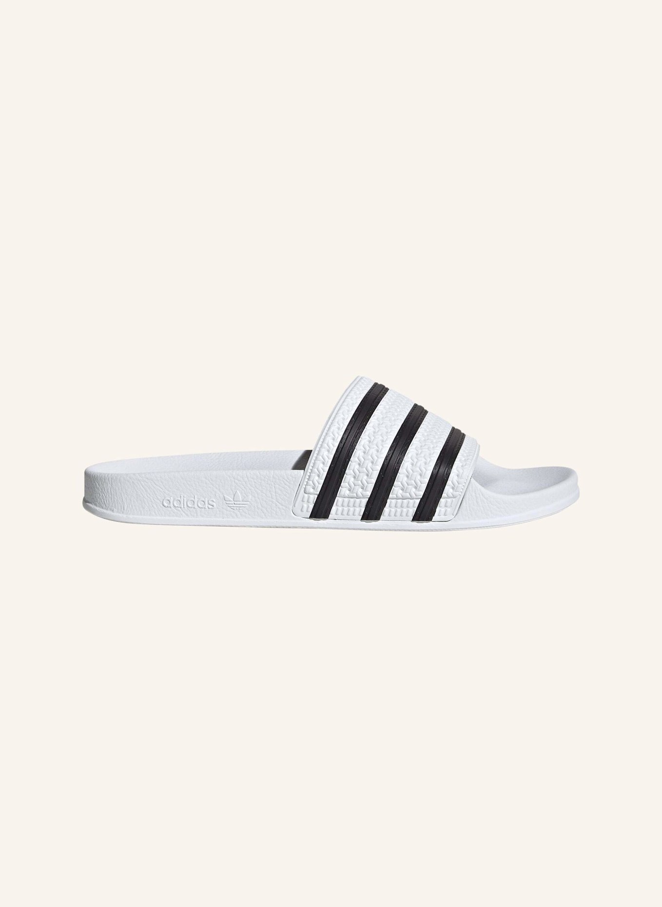 adidas Originals Pantoletten ADILETTE: WEISS/ SCHWARZ