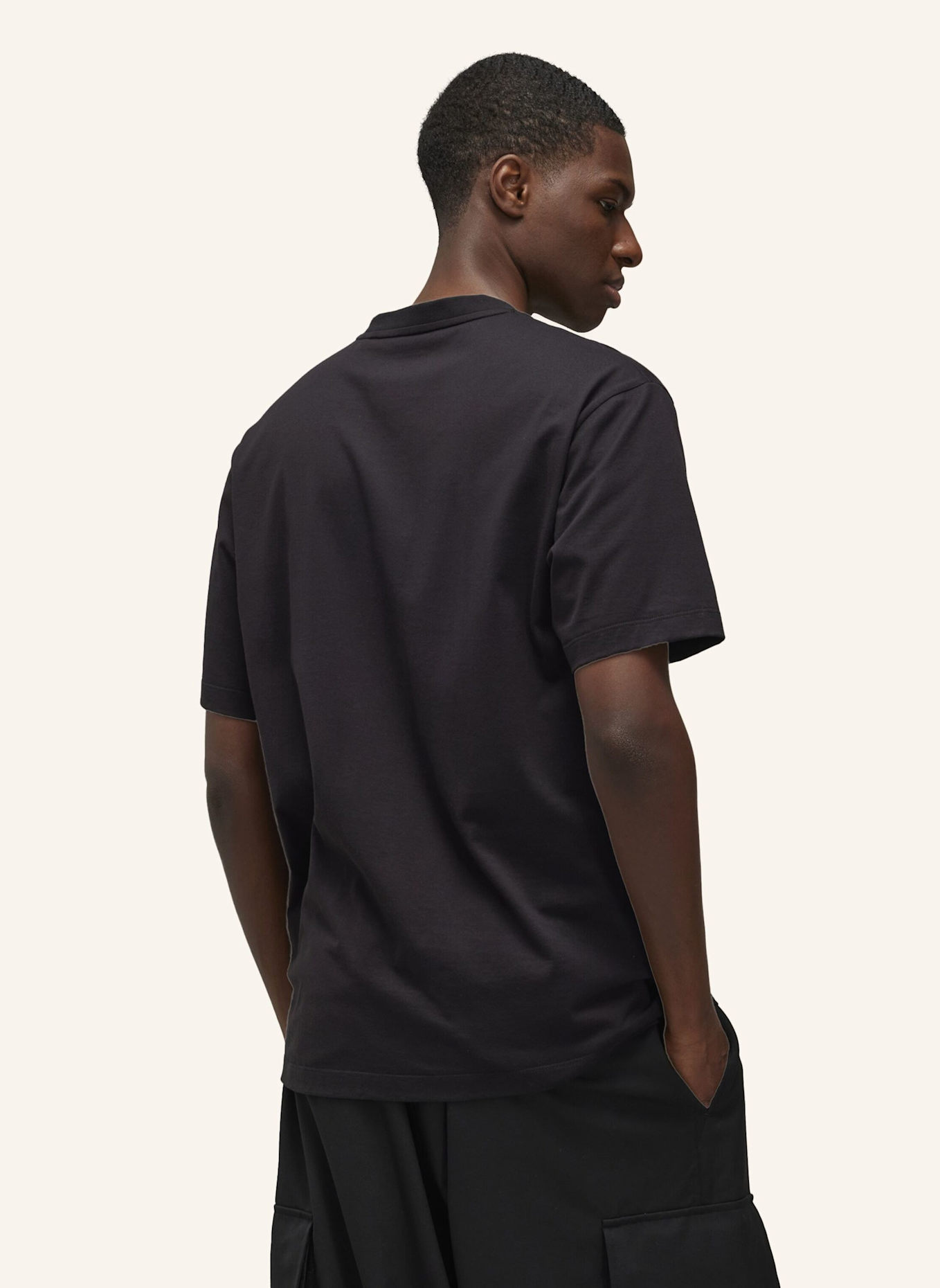 Y-3 Y-3 REGULAR T-SHIRT: SCHWARZ
