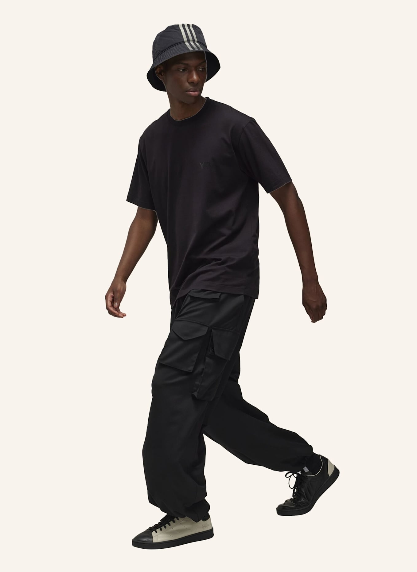 Y-3 Y-3 REGULAR T-SHIRT: SCHWARZ