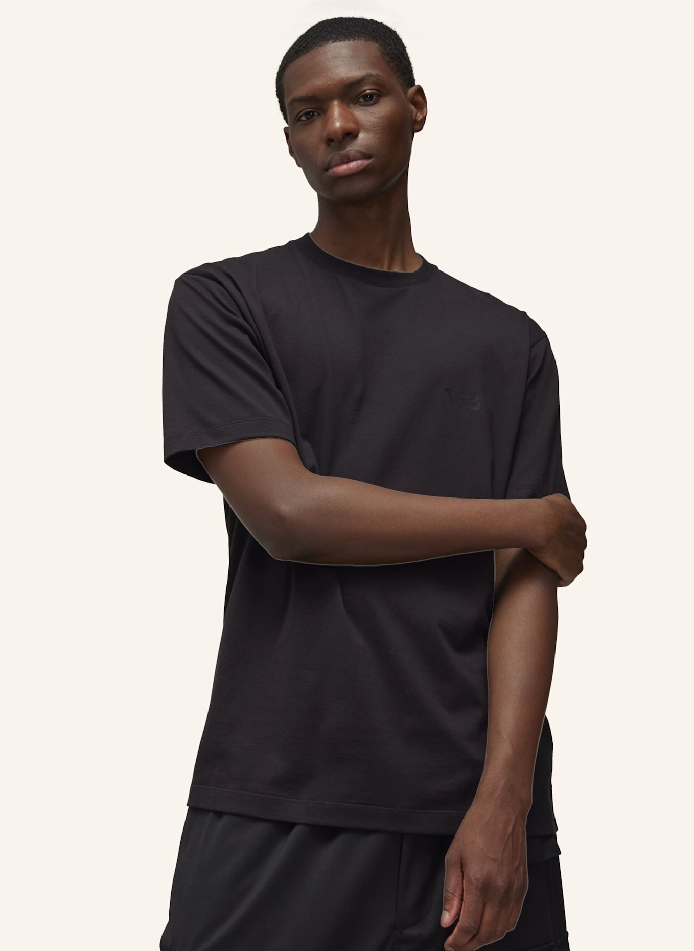 Y-3 Y-3 REGULAR T-SHIRT: SCHWARZ