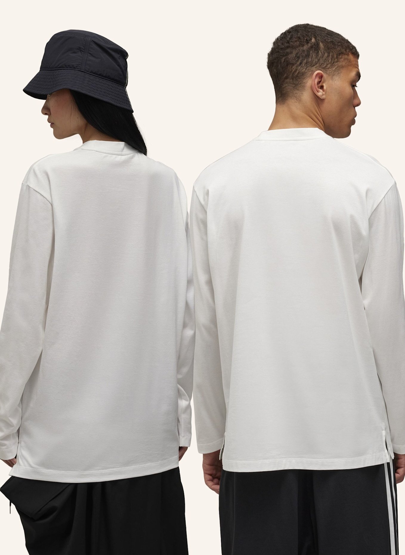 Y-3 Y-3 LONGSLEEVE: WEISS