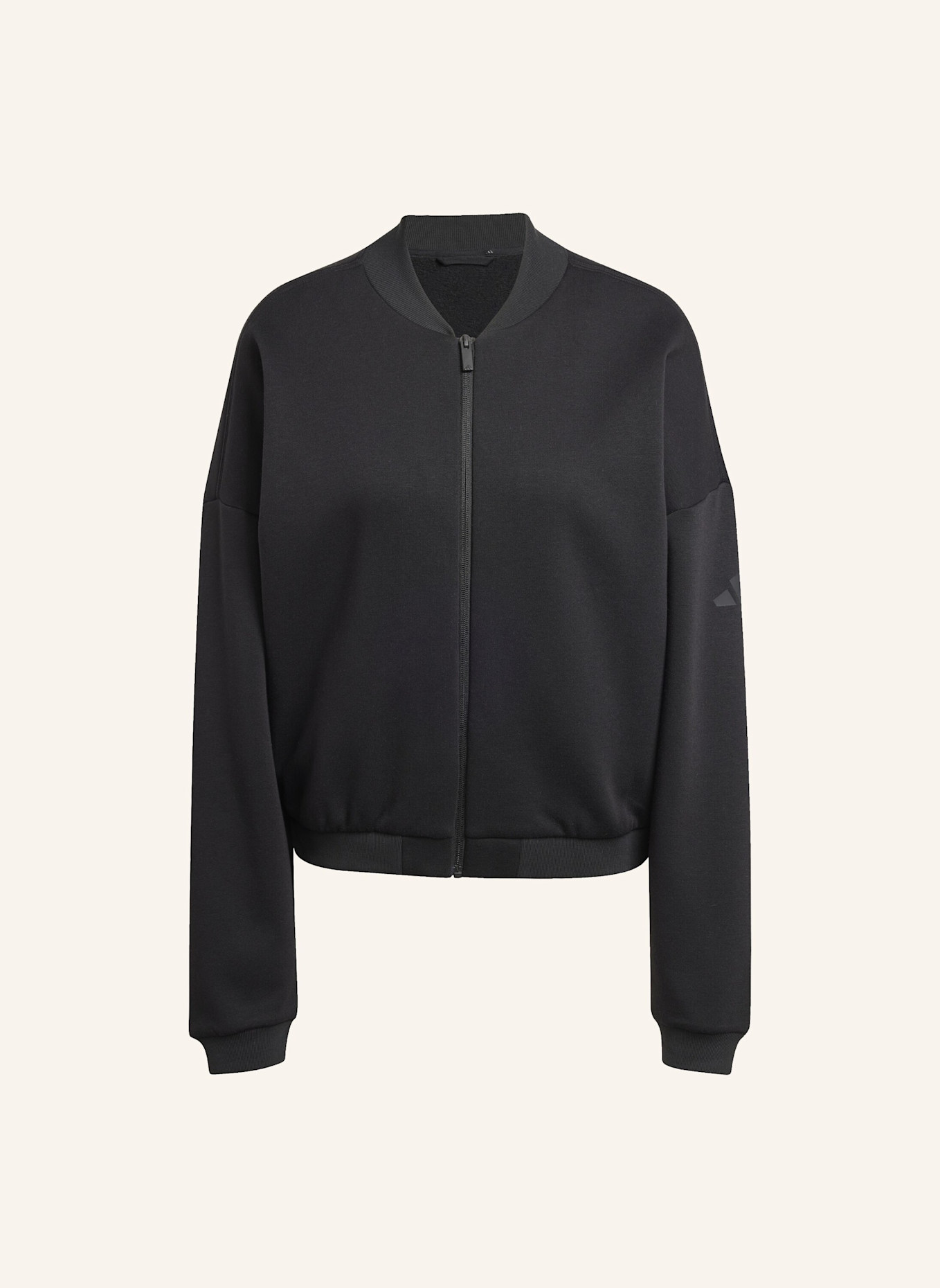 adidas ESSENTIALS CONTEMPORARY LOGO BOMBERJACKE: SCHWARZ