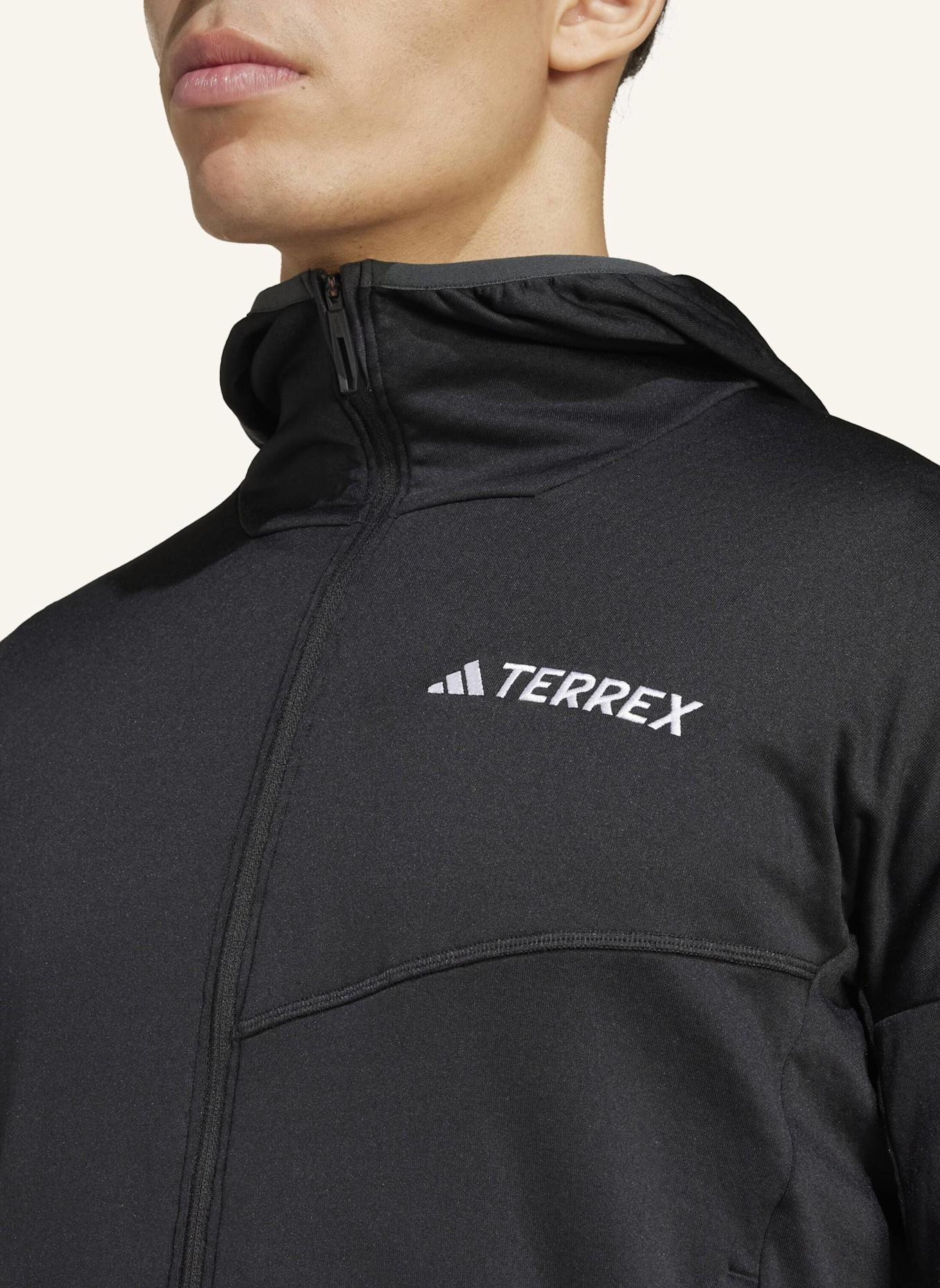 adidas TERREX TERREX XPERIOR CLIMAWARM LIGHT FLEECE KAPUZENJACKE: SCHWARZ