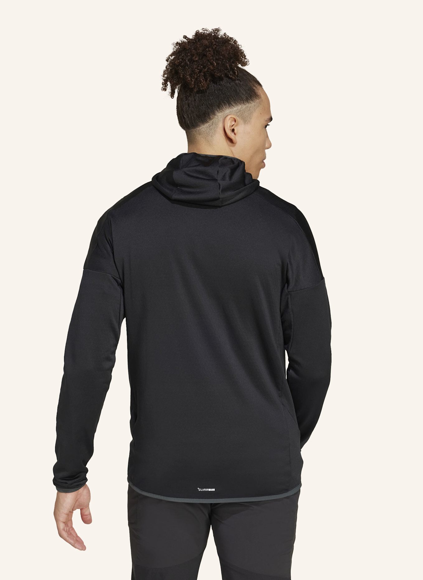 adidas TERREX TERREX XPERIOR CLIMAWARM LIGHT FLEECE KAPUZENJACKE: SCHWARZ