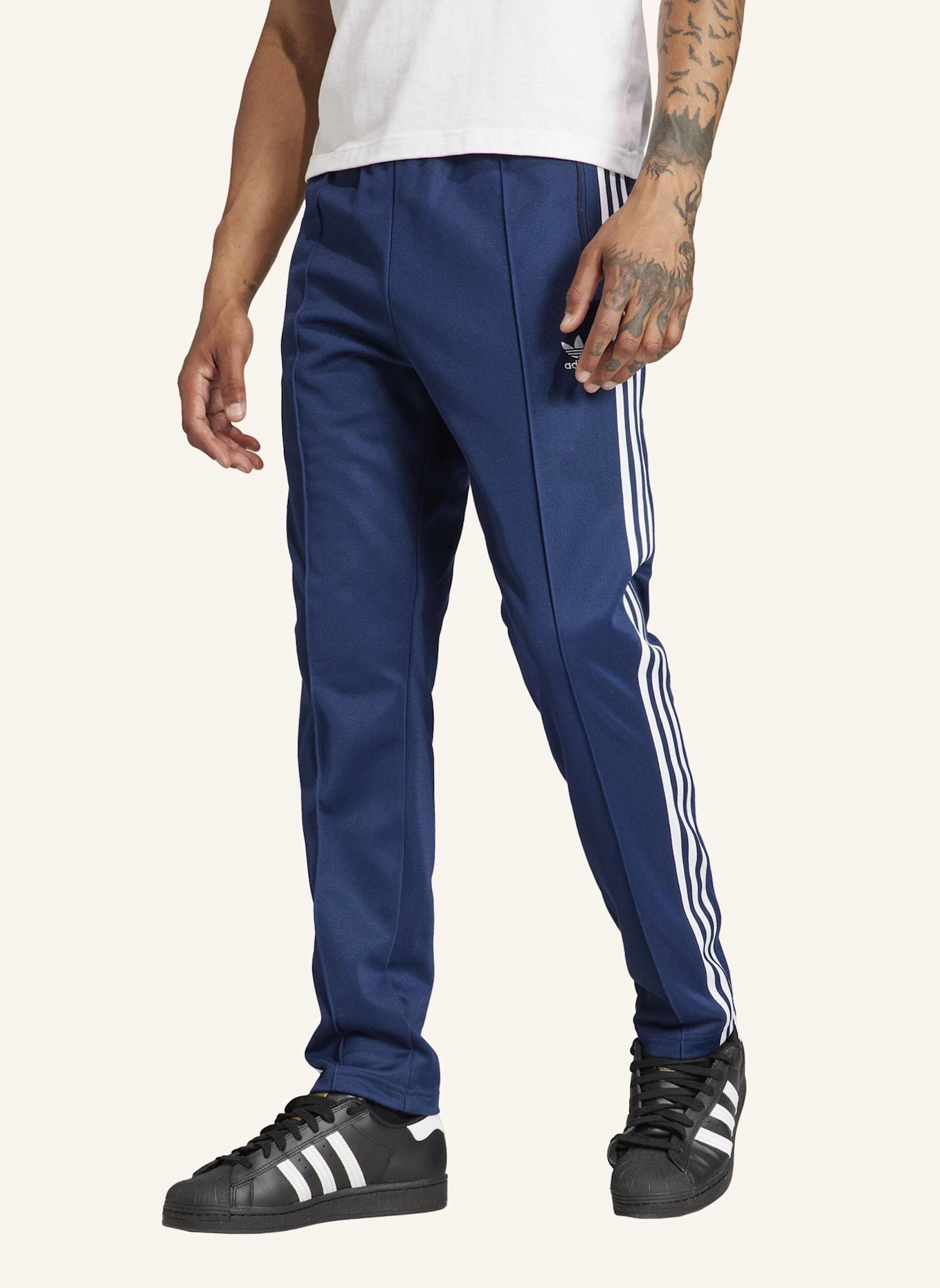 adidas Originals ADICOLOR CLASSICS BECKENBAUER TRAININGSHOSE: BLAU