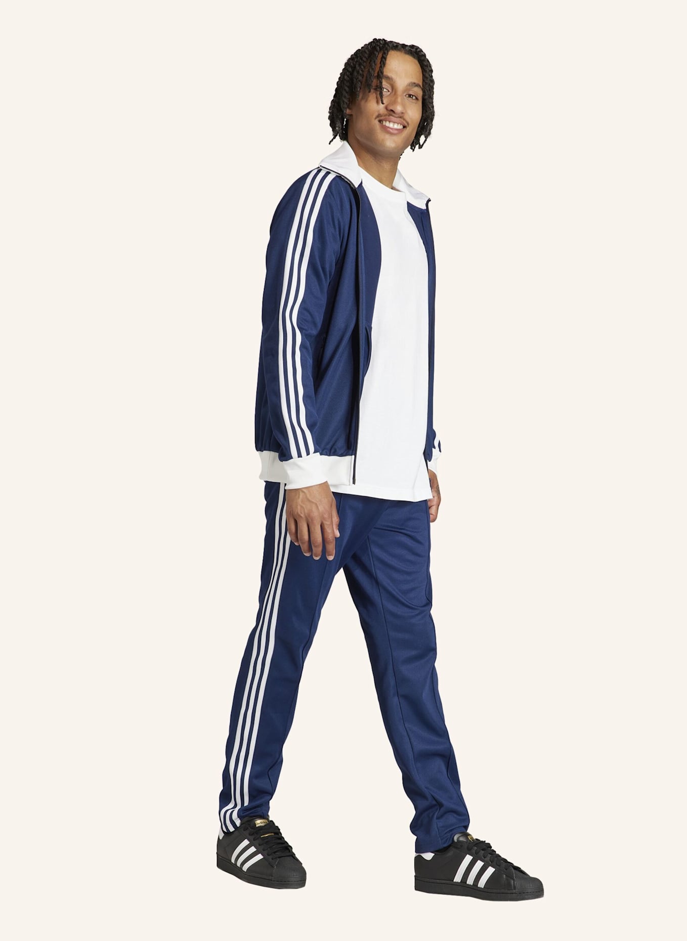 adidas Originals ADICOLOR CLASSICS BECKENBAUER TRAININGSHOSE: BLAU