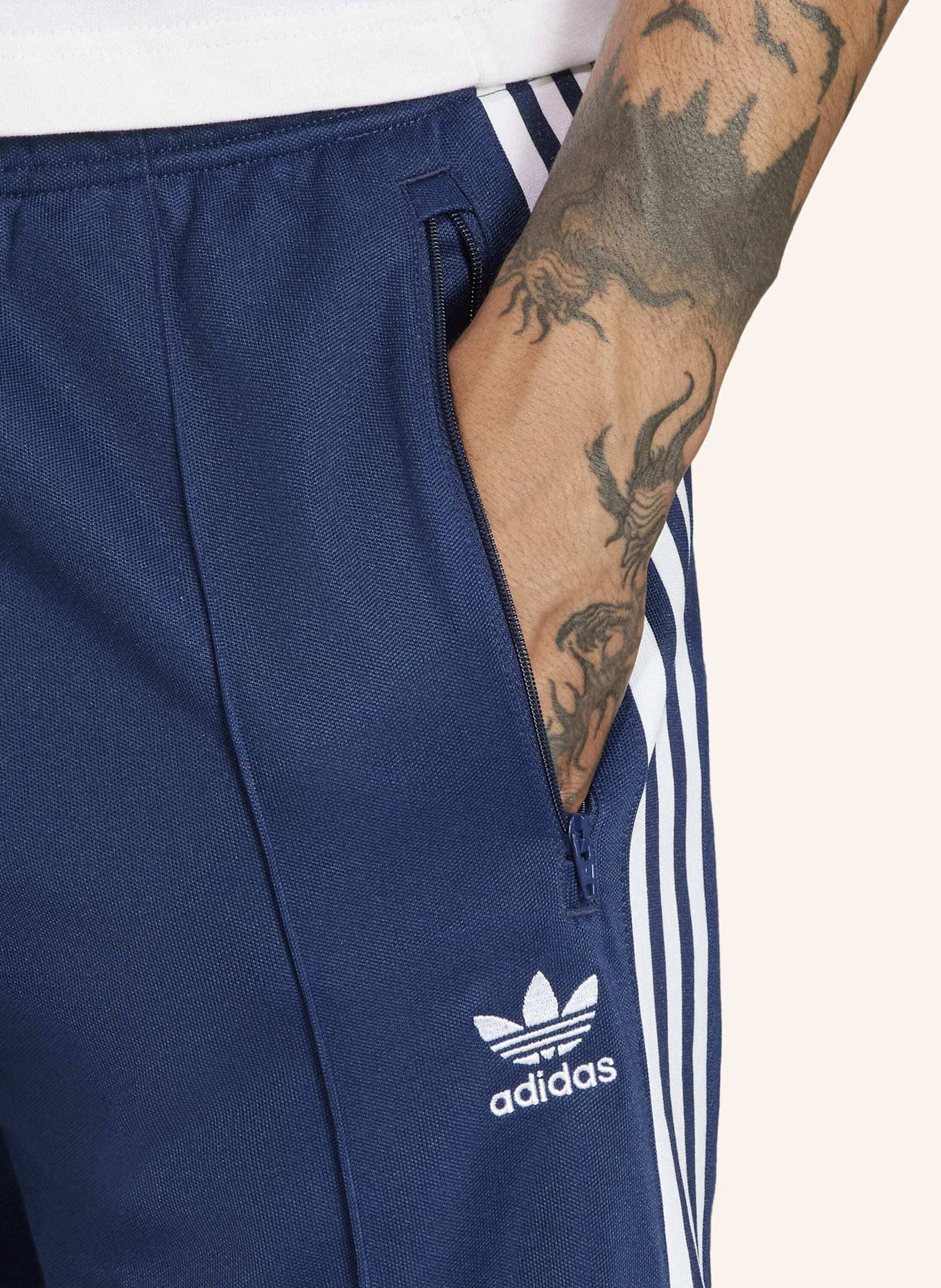 adidas Originals ADICOLOR CLASSICS BECKENBAUER TRAININGSHOSE: BLAU