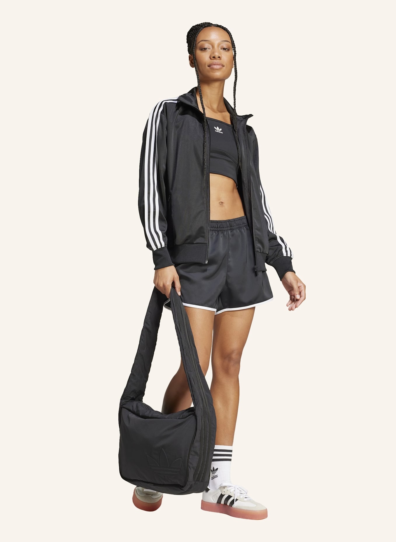 adidas Originals Trainingsjacke FIREBIRD: SCHWARZ