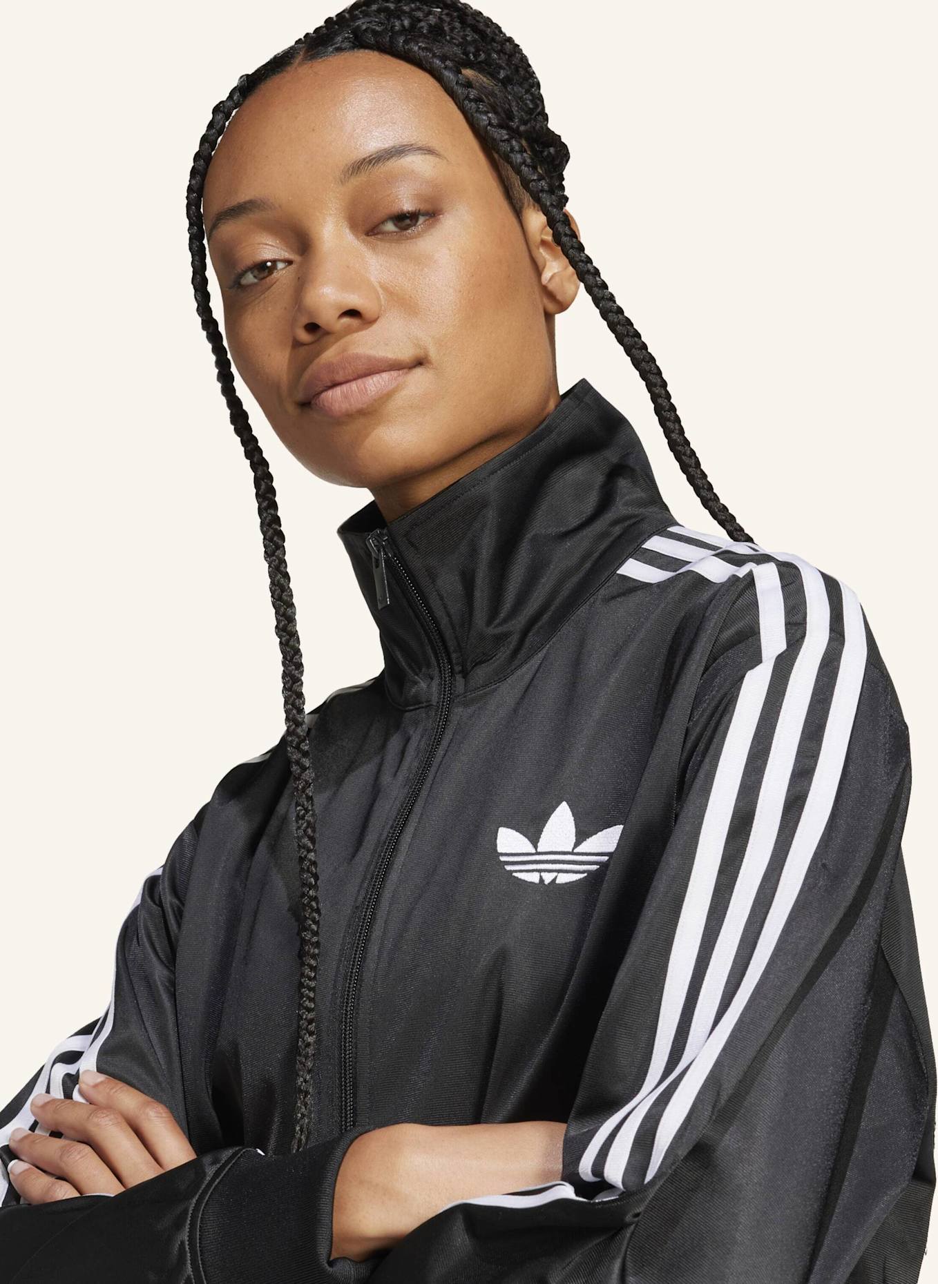 adidas Originals Trainingsjacke FIREBIRD: SCHWARZ