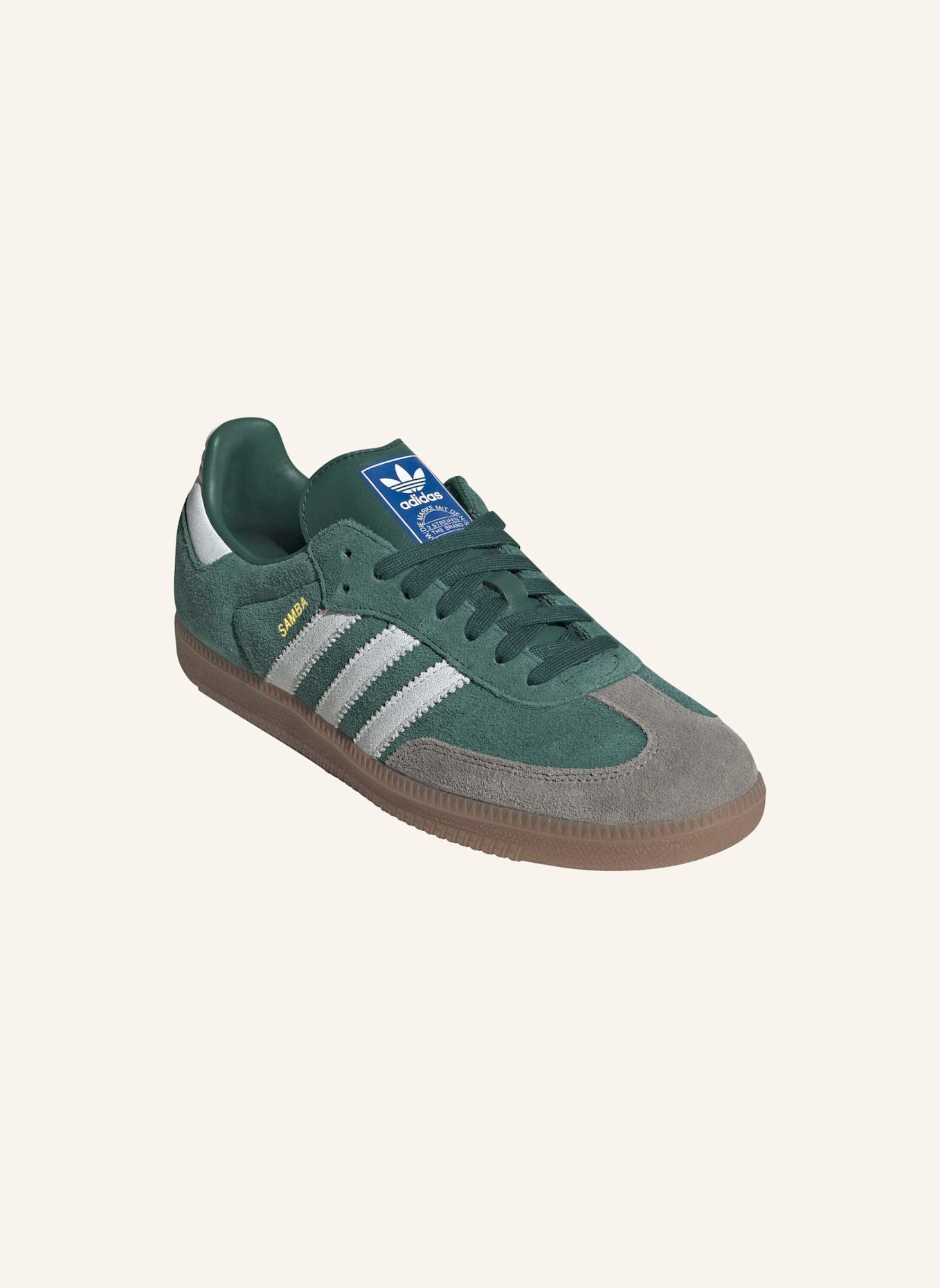 adidas Originals SAMBA OG SCHUH: WEISS/ BEIGE