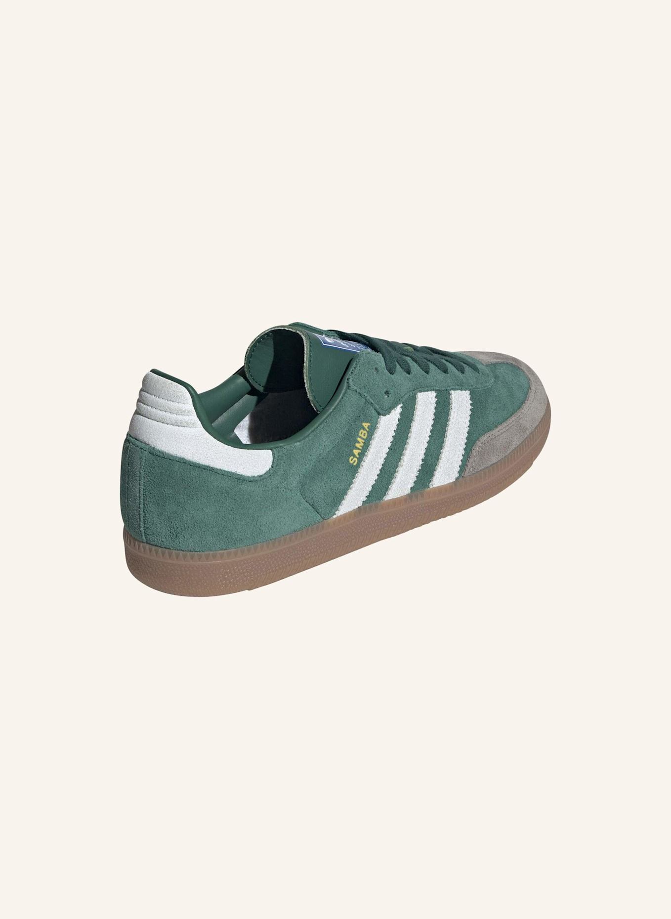 adidas Originals SAMBA OG SCHUH: WEISS/ BEIGE