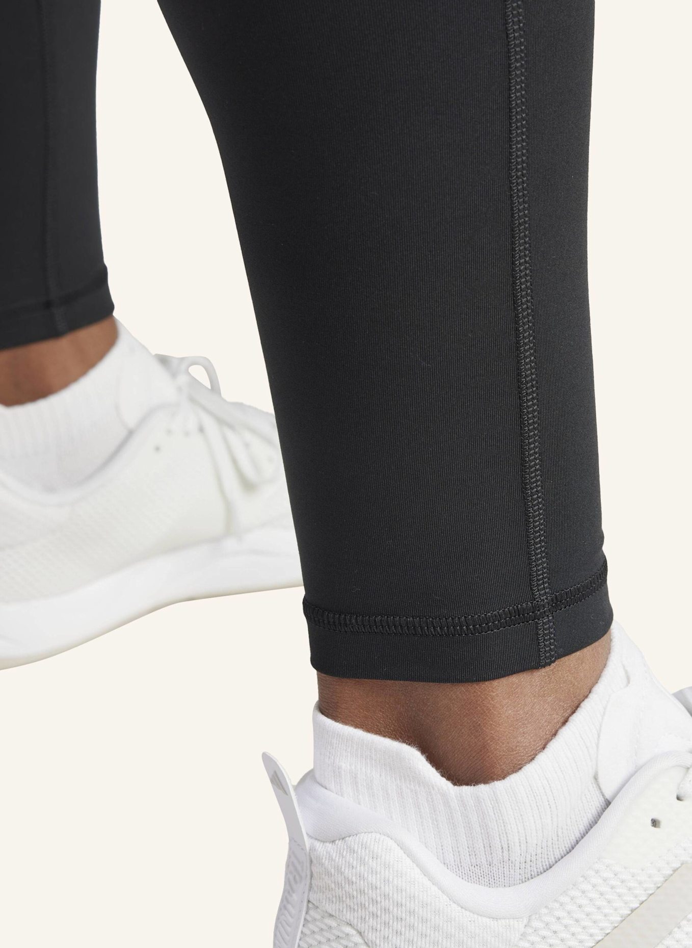 adidas OPTIME ESSENTIALS STAY IN PLAY FULL-LENGTH LEGGINGS: SCHWARZ