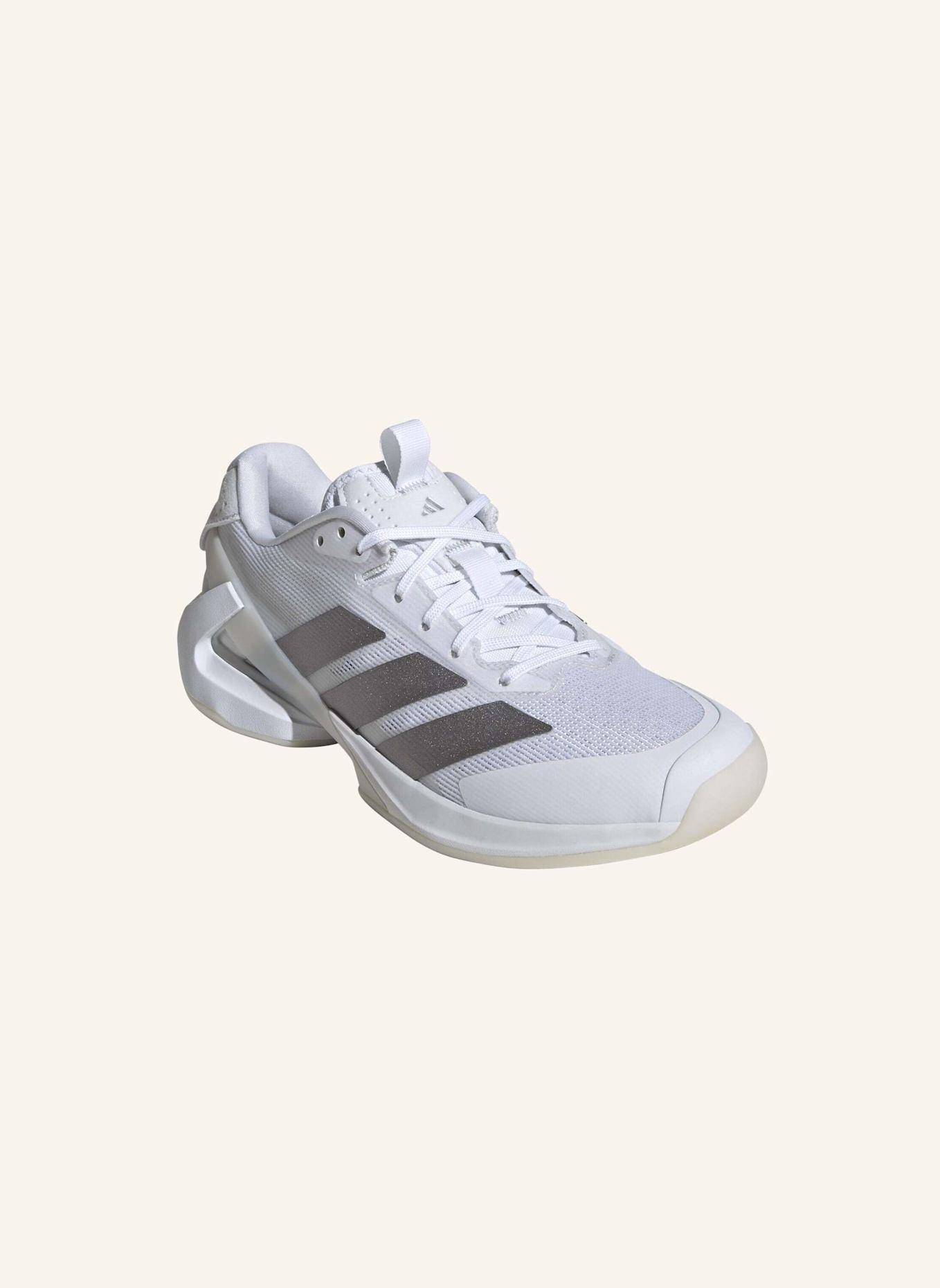 adidas Tennisschuhe ADIZERO UBERSONIC 5: WEISS/ SILBER
