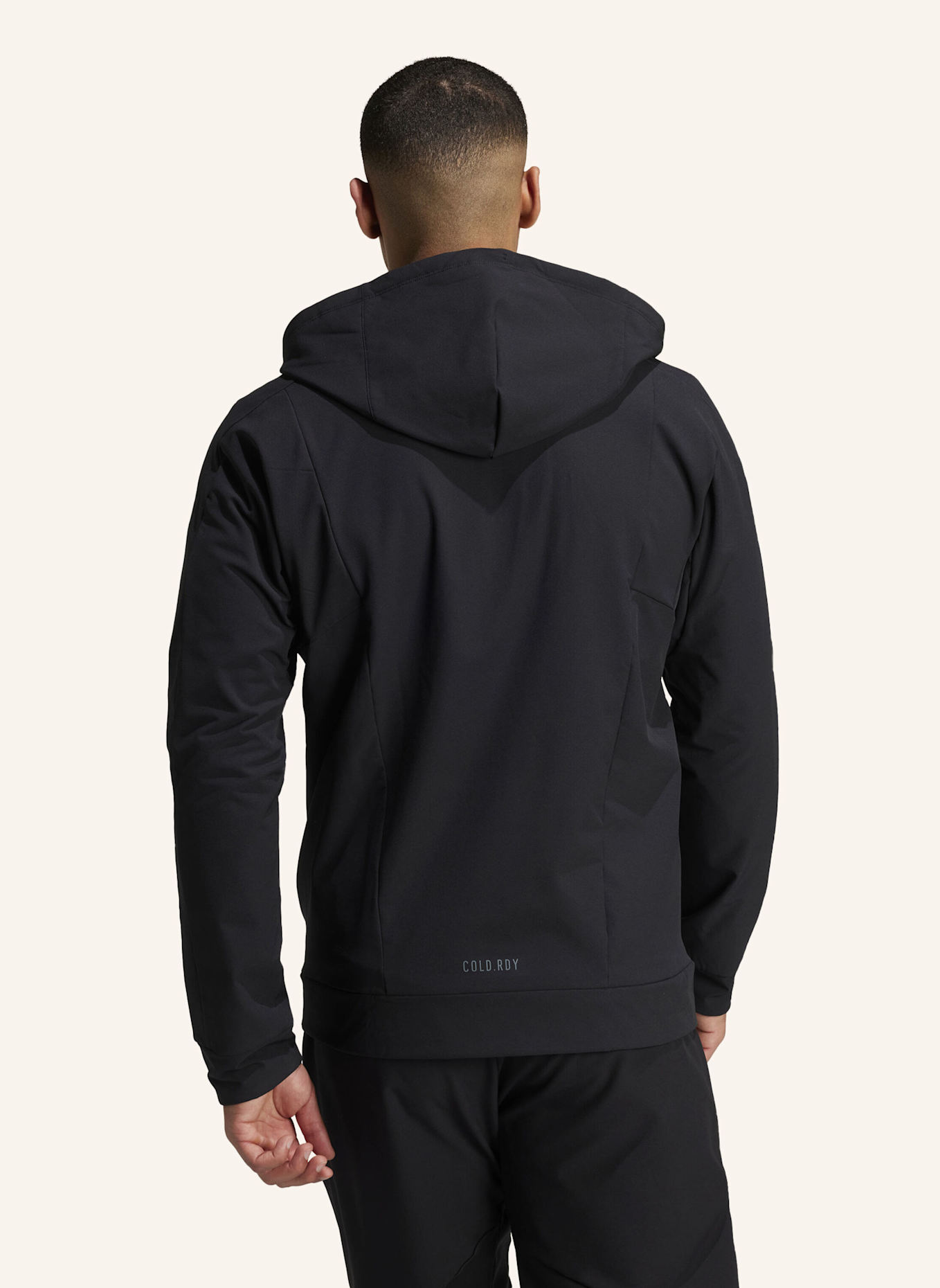 adidas DESIGNED FOR TRAINING COLD.RDY KAPUZENJACKE: SCHWARZ