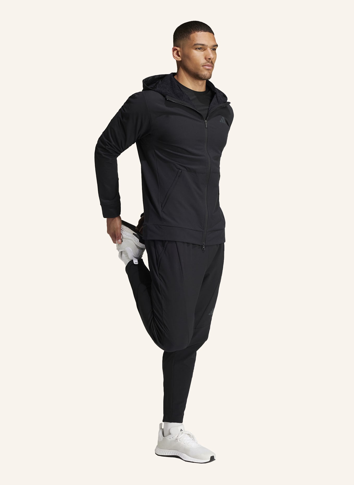 adidas DESIGNED FOR TRAINING COLD.RDY KAPUZENJACKE: SCHWARZ