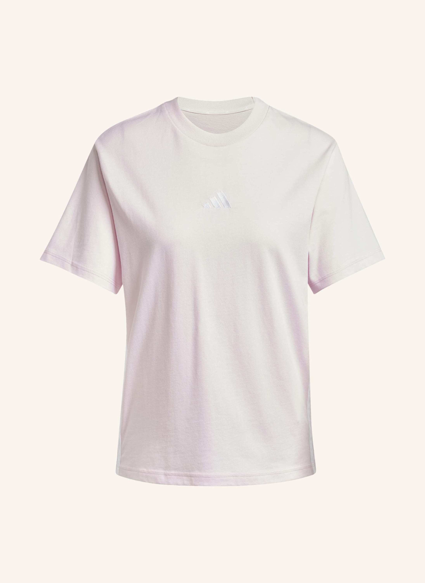 adidas T-Shirt ESSENTIALS 3-STREIFEN: WEISS