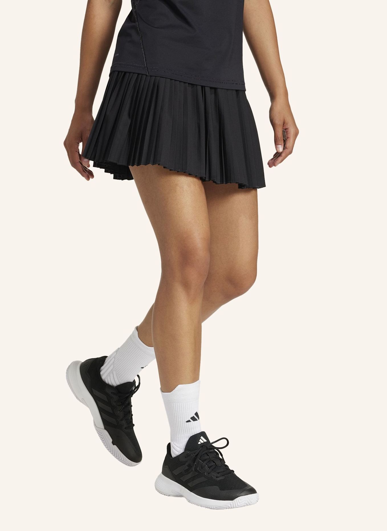 adidas CLUB PLEATED TENNISROCK: SCHWARZ
