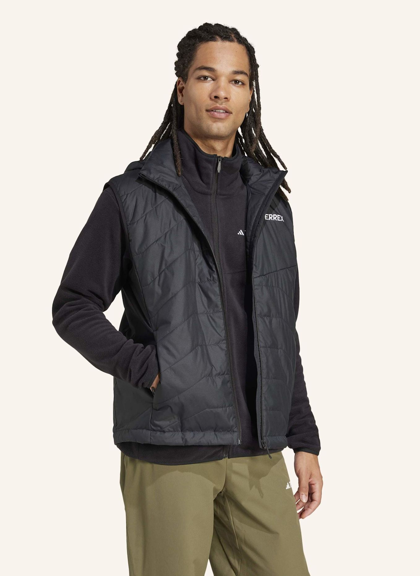 adidas TERREX TERREX MULTI CLIMAWARM INSULATED HOODED WESTE: SCHWARZ