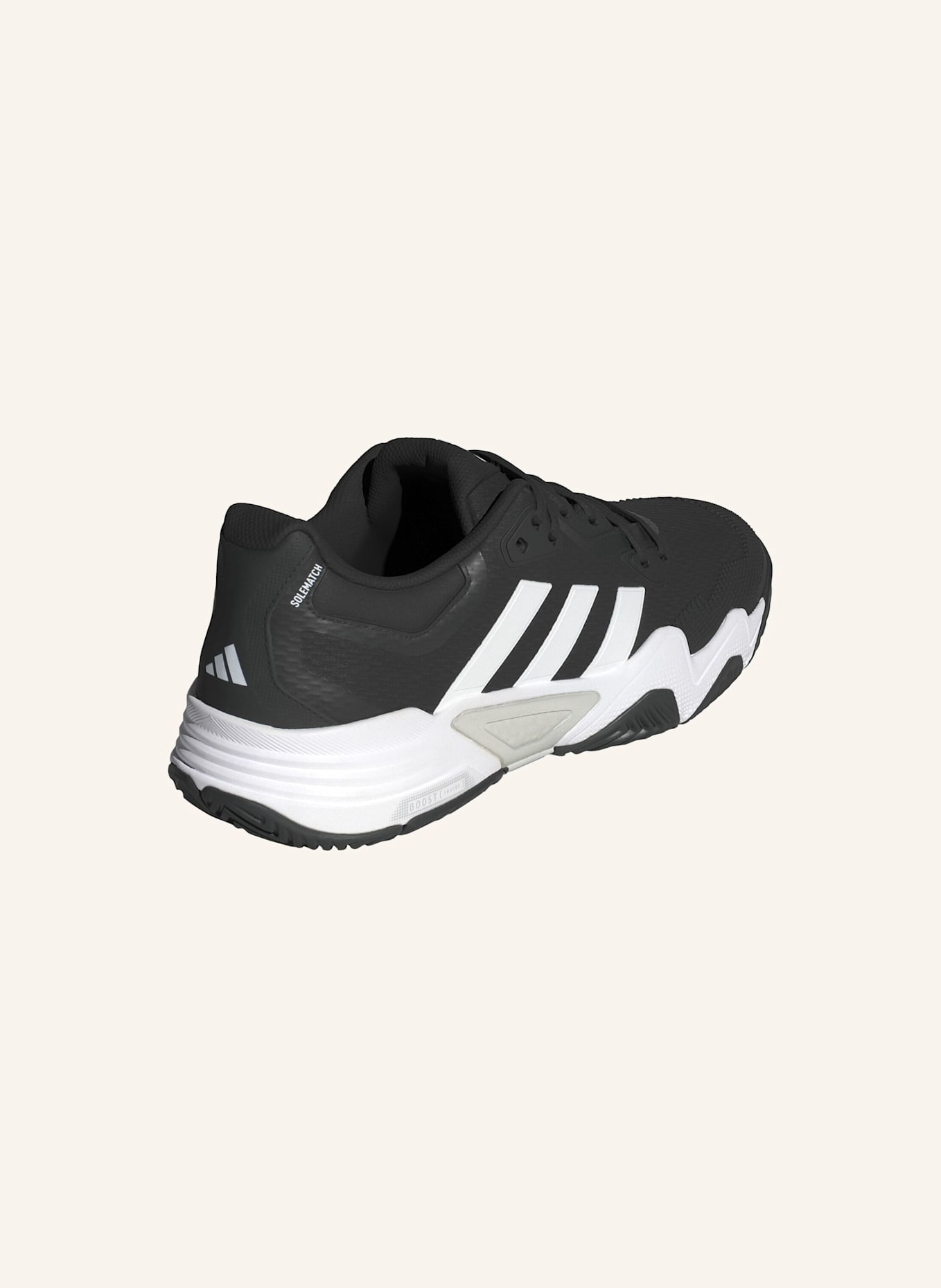 adidas Tennisschuhe SOLEMATCH CONTROL 2: SCHWARZ/ WEISS/ SILBER