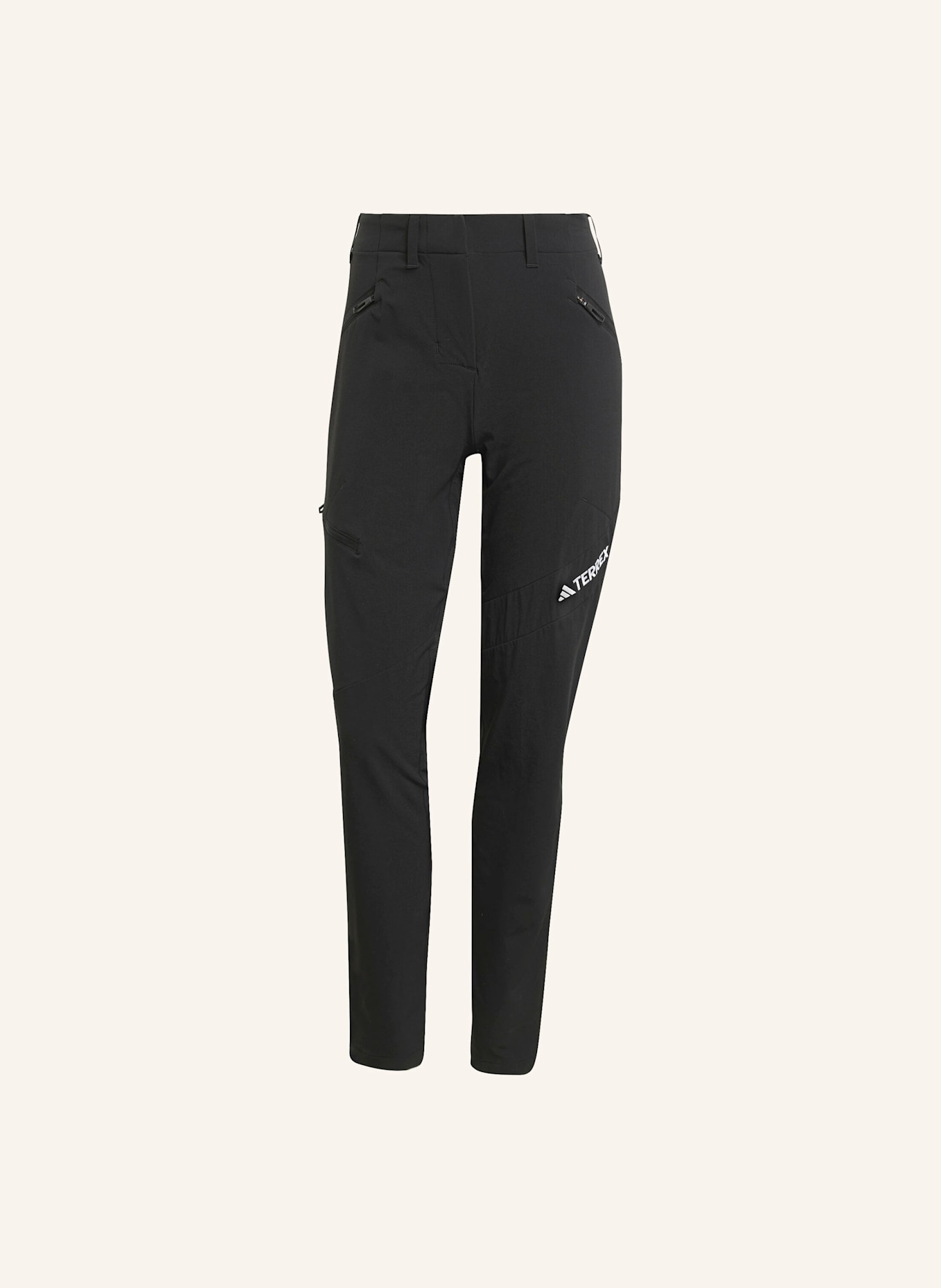 adidas TERREX TECHROCK BRUSHED SOFTSHELLHOSE: SCHWARZ