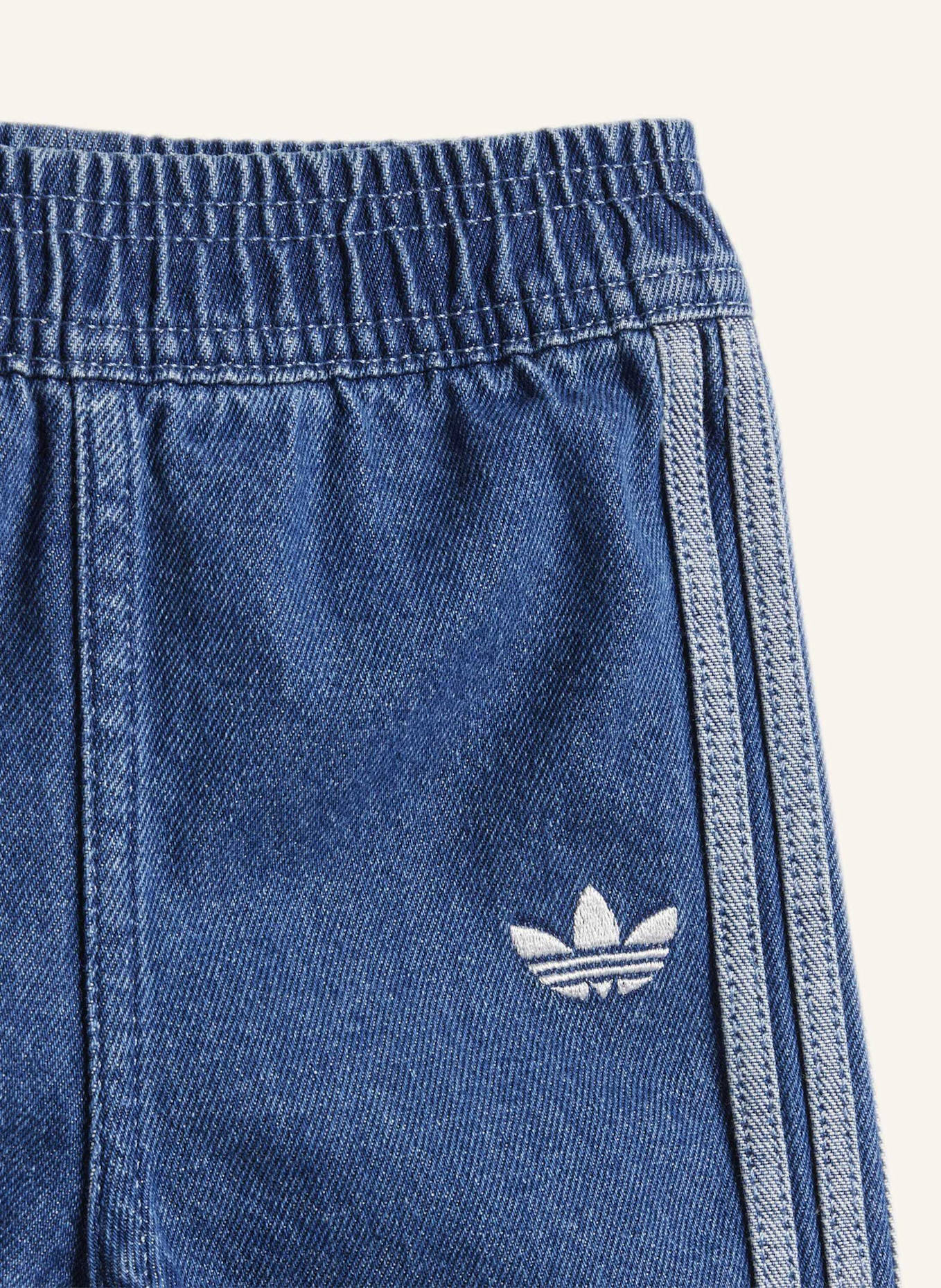 adidas Originals DENIM KIDS T-SHIRT-SET: BLAU/ WEISS