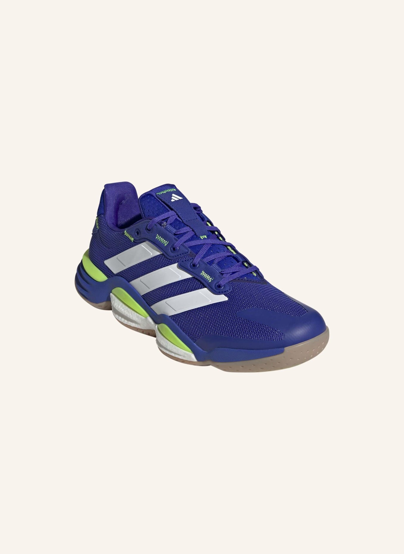 adidas Indoorschuhe STABIL 16: BLAU/ WEISS/ GELB