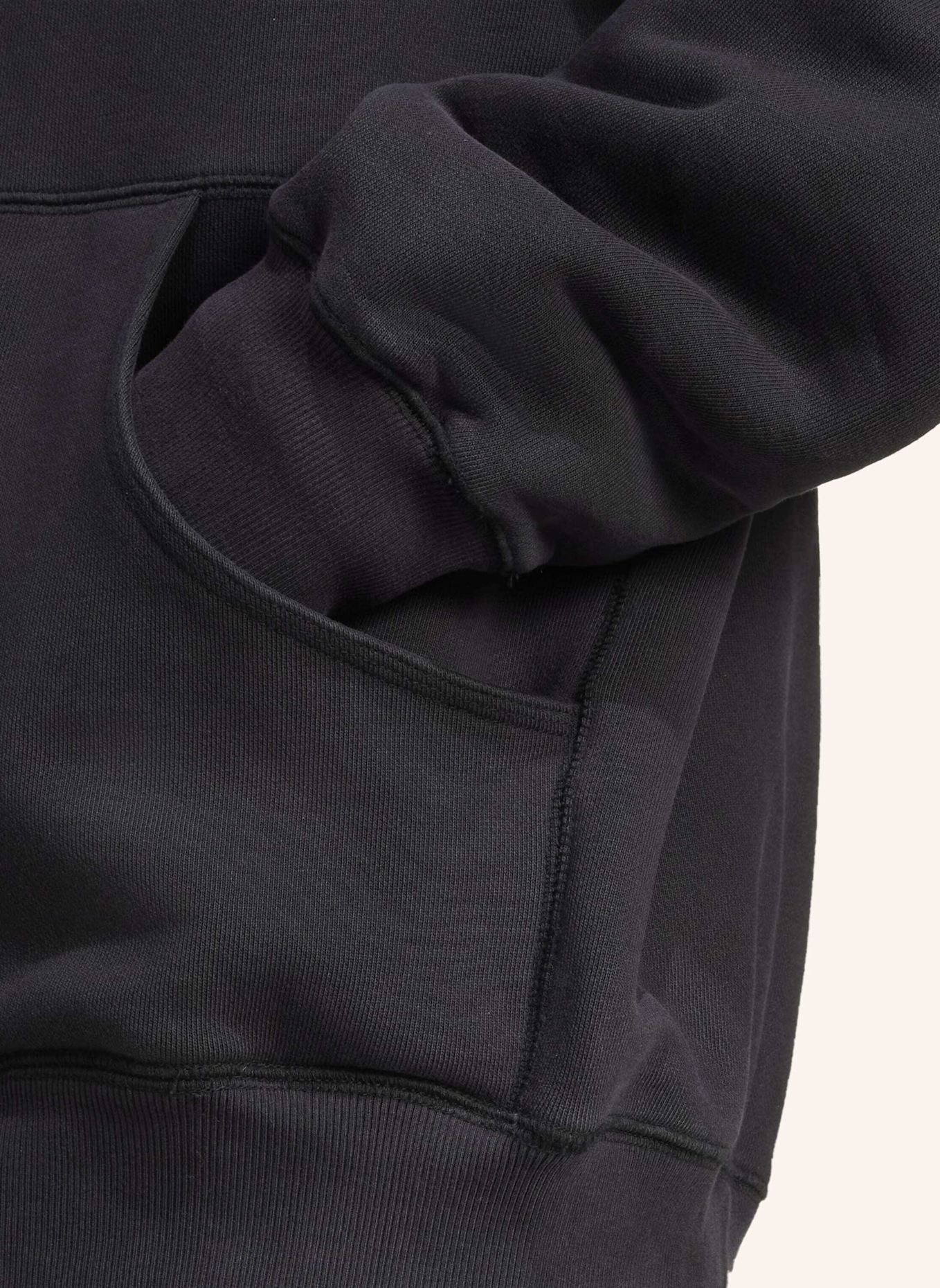 adidas Originals EQT FLEECE KAPUZENJACKE: SCHWARZ