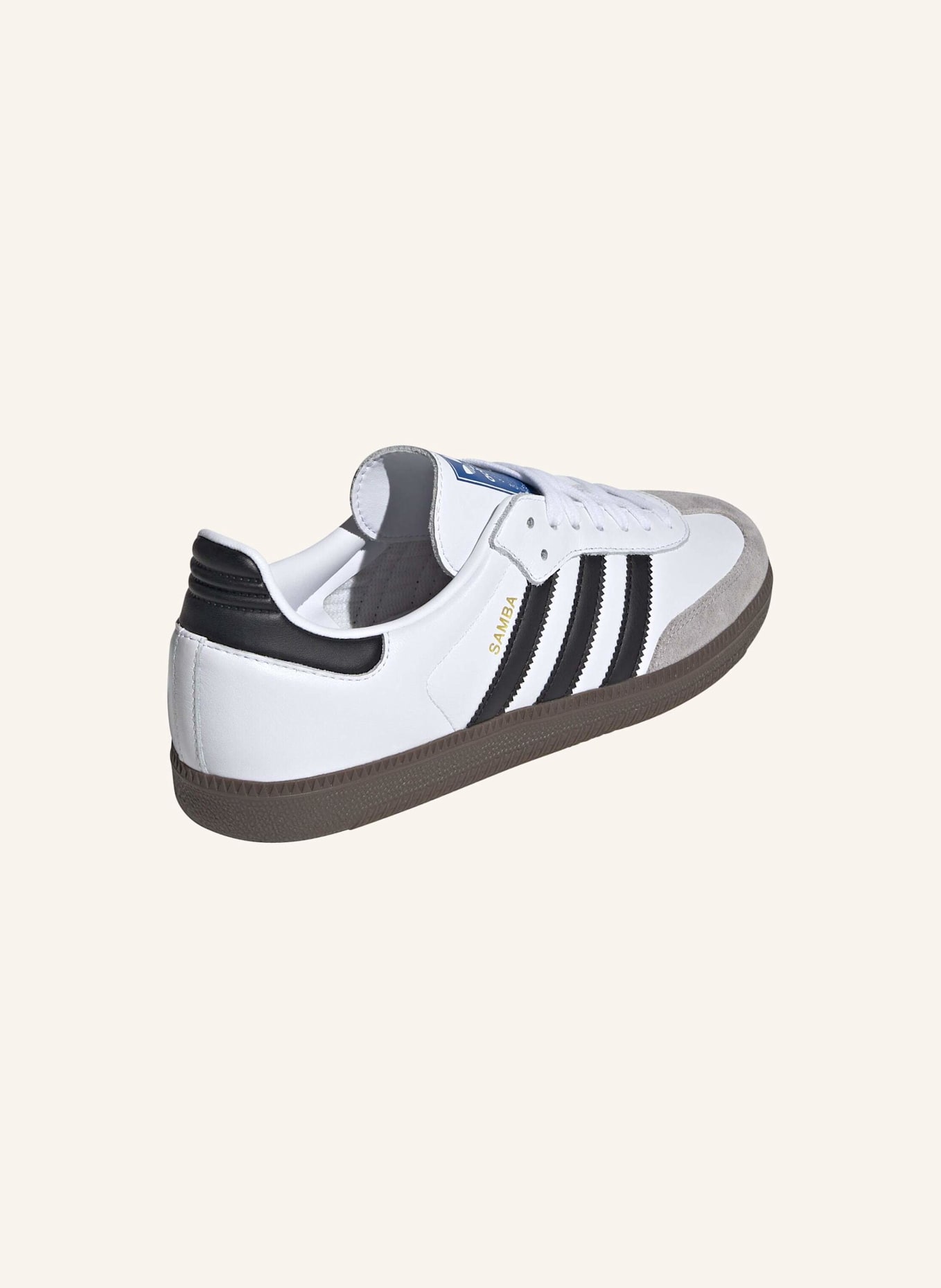adidas Originals Sneaker SAMBA OG: WEISS/ SCHWARZ/ GRAU