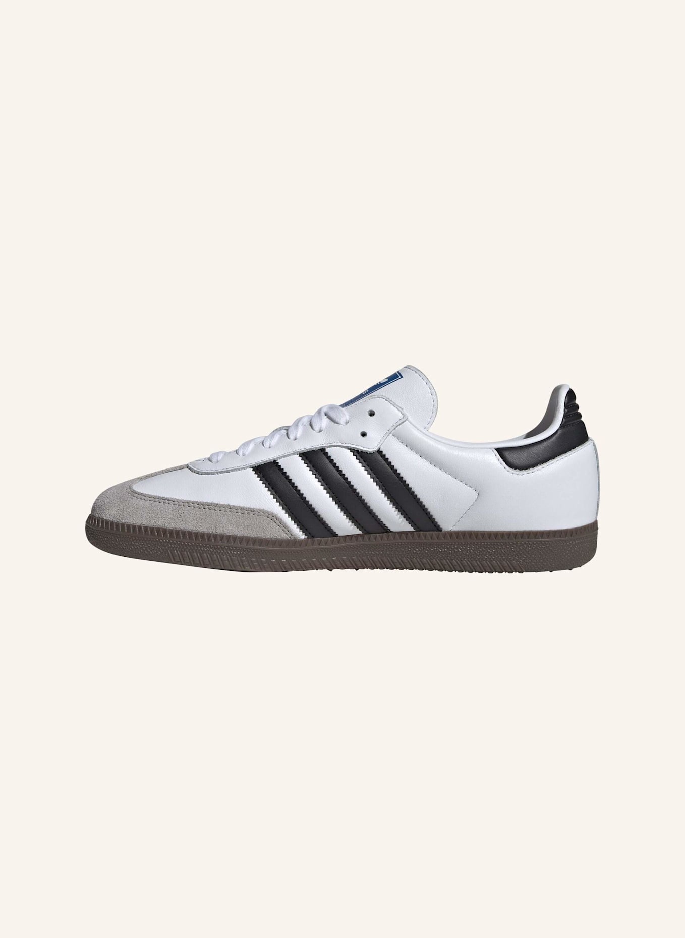 adidas Originals Sneaker SAMBA OG: WEISS/ SCHWARZ/ GRAU