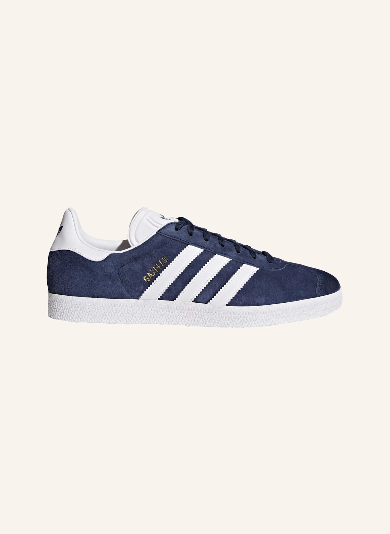 adidas Originals GAZELLE SCHUH: BLAU/ WEISS/ GOLD